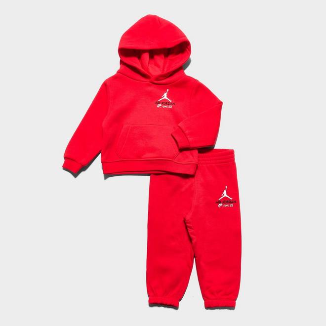 Infant Jordan Pullover Hoodie and Jogger Pants Set
