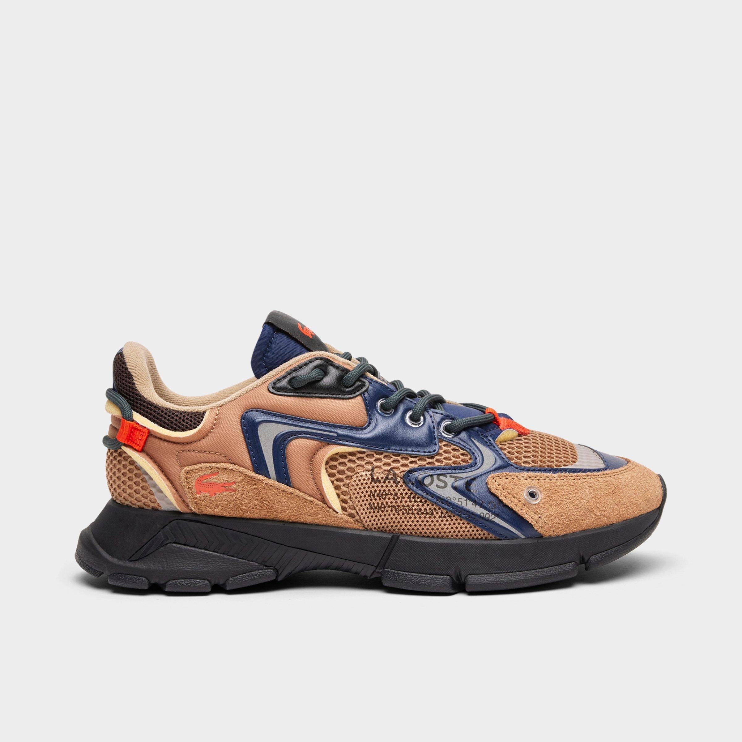 Lacoste Men's L003 Neo Textile Casual Shoes in Open Brown Size: 7.0