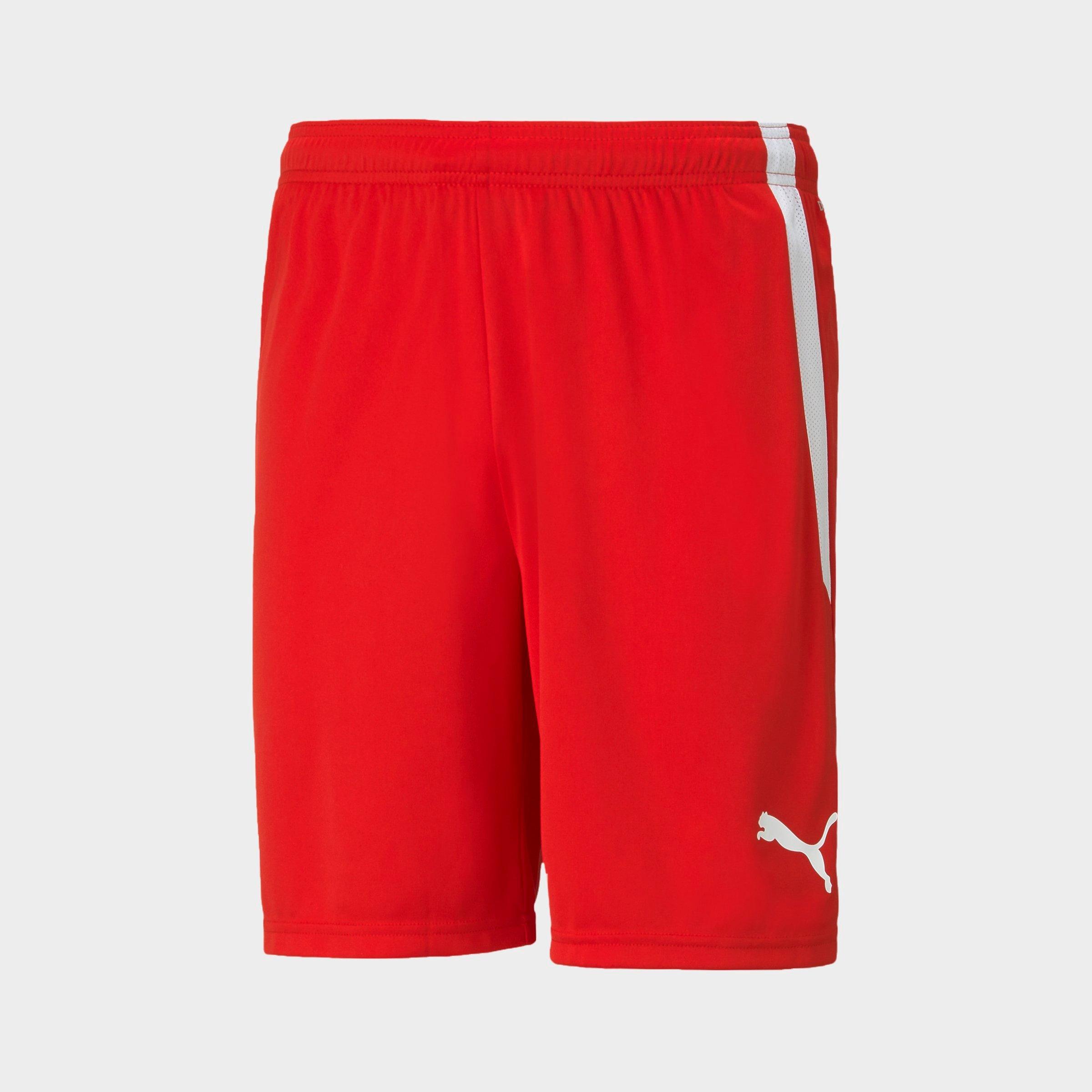 Puma Men's teamLIGA Soccer Shorts in Red/ Red Size XL 100% Polyester