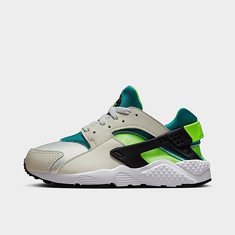 Nike Kids' Boys  Huarache Run In Wolf Grey/electric Green/white