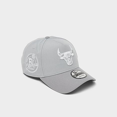 New Era Chicago Bulls Nba 9forty Snapback Hat In Gray