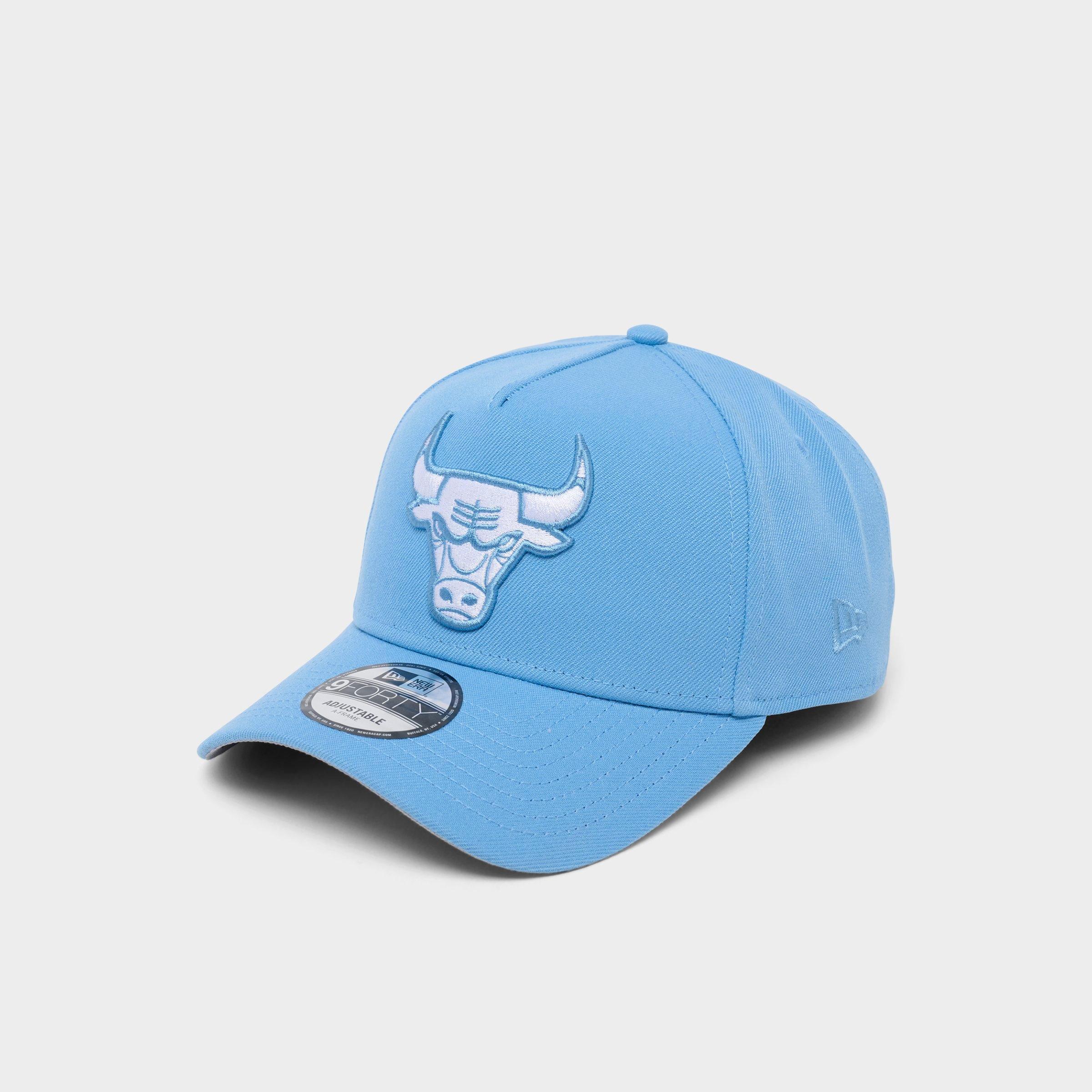 New Era Chicago Bulls NBA 9FORTY Snapback Hat in Blue/Uni Blue