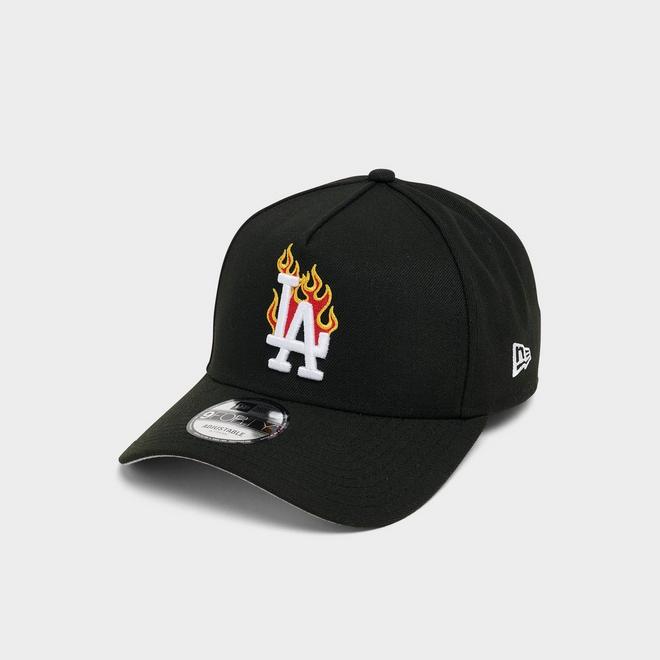 New Era Los Angeles Dodgers MLB 9FORTY A-Frame Flames Snapback Hat
