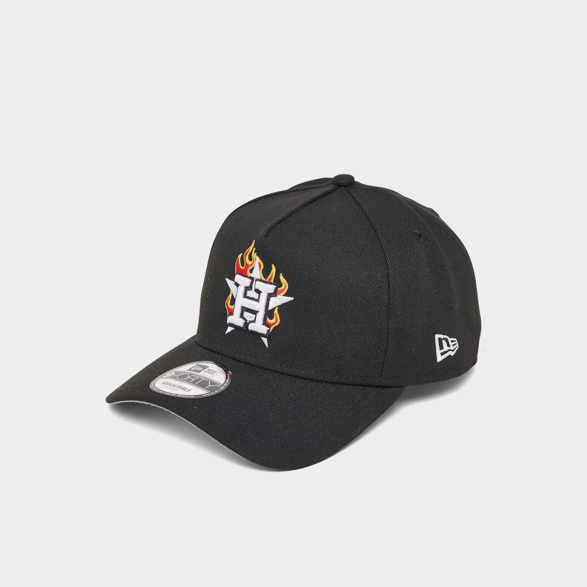 New Era Houston Astros Mlb 9forty A-frame Flames Snapback Hat