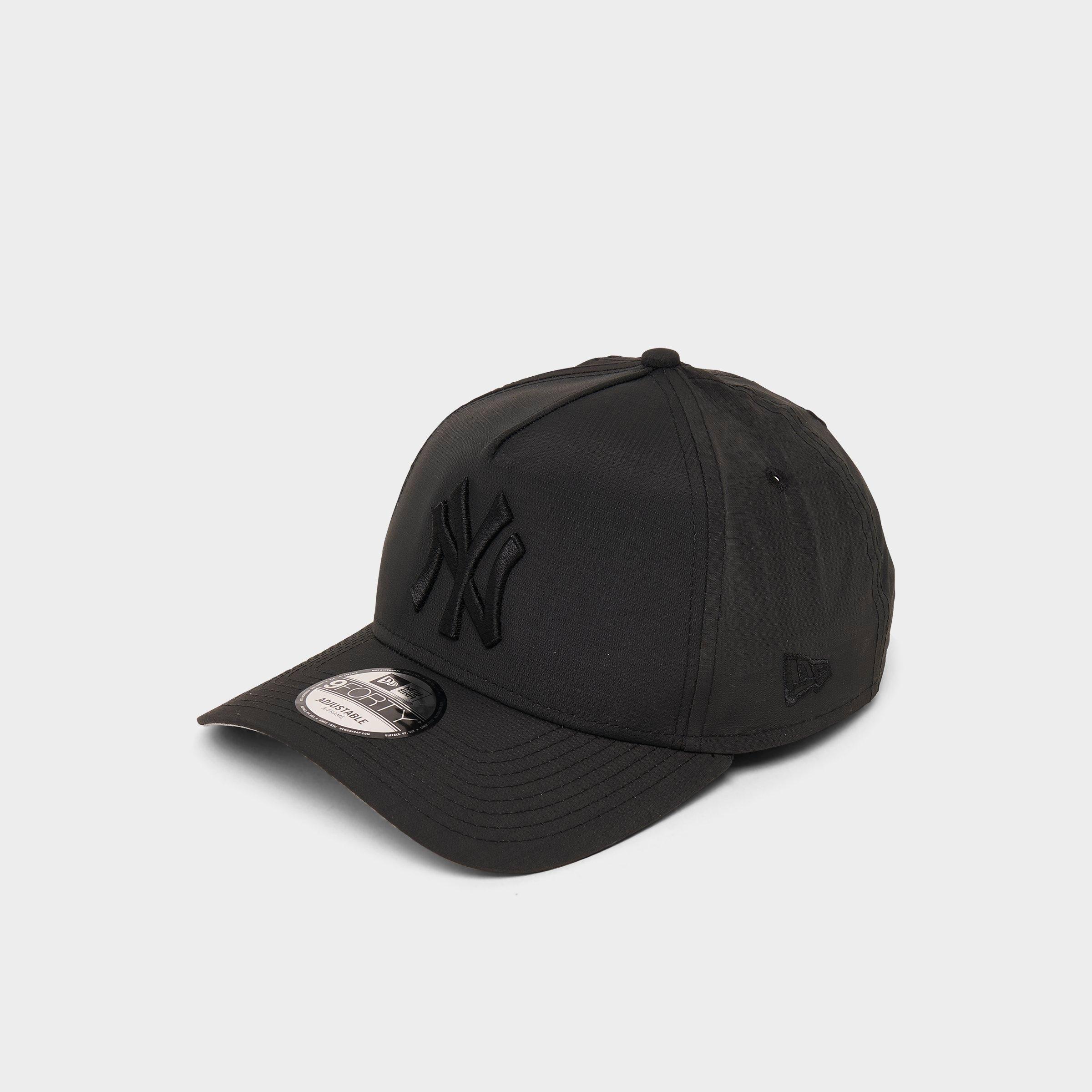 New Era New York Yankees Mlb 9forty A-frame Nylon Snapback Hat In Black