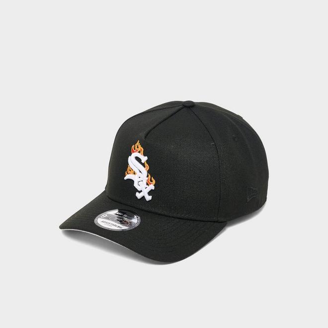 New Era Chicago White Sox MLB Flame Logo 9FORTY A-Frame Snapback Hat