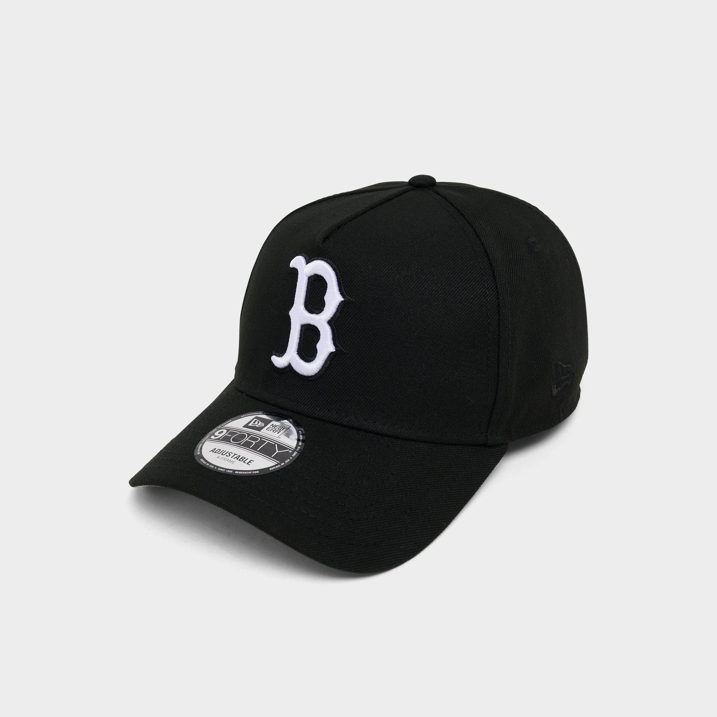 New Era Boston Red Sox MLB 9FORTY A-Frame Monochrome Snapback Hat in Black/White
