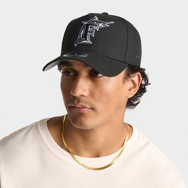 New Era Florida Marlins MLB 9FORTY A-Frame Monochrome Snapback Hat