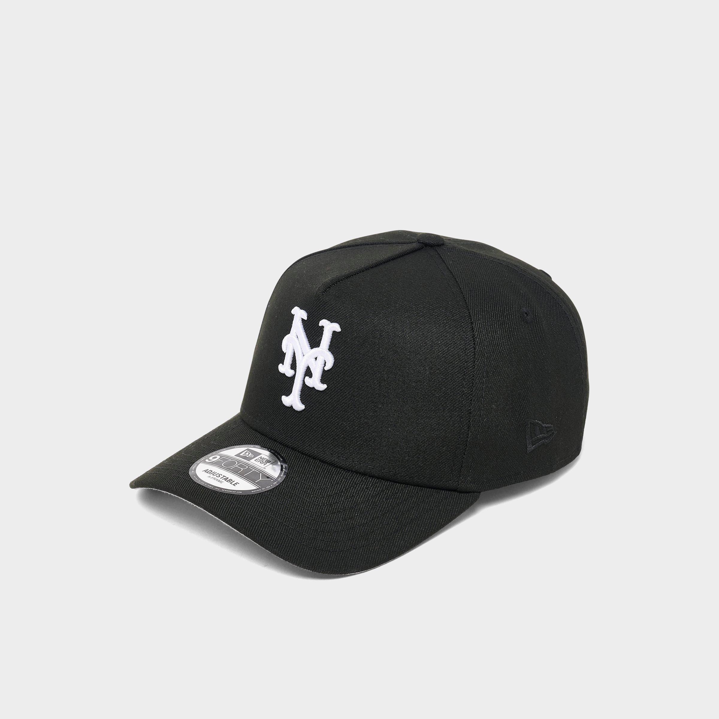 New Era New York Mets MLB 9FORTY Monochrome Snapback Hat in Black/White