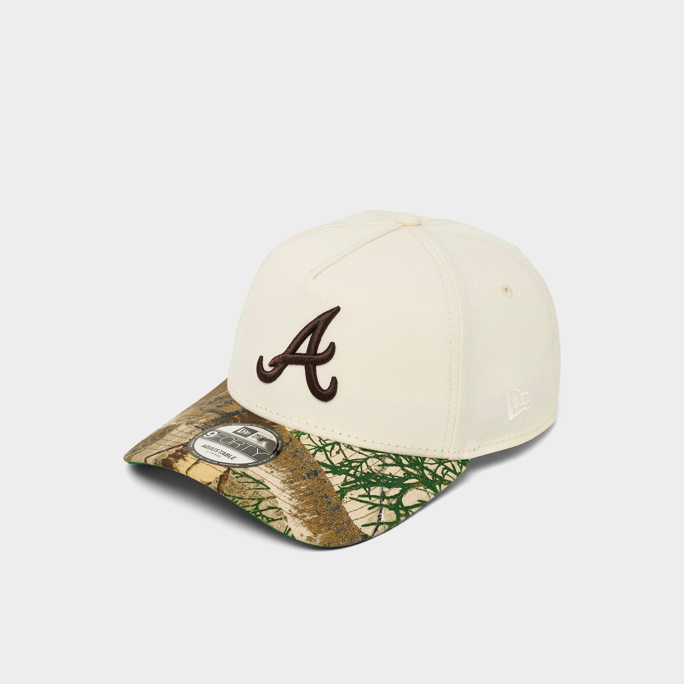 New Era Atlanta Braves MLB Camo 9FORTY Snapback Hat in Chrome/Real Tree