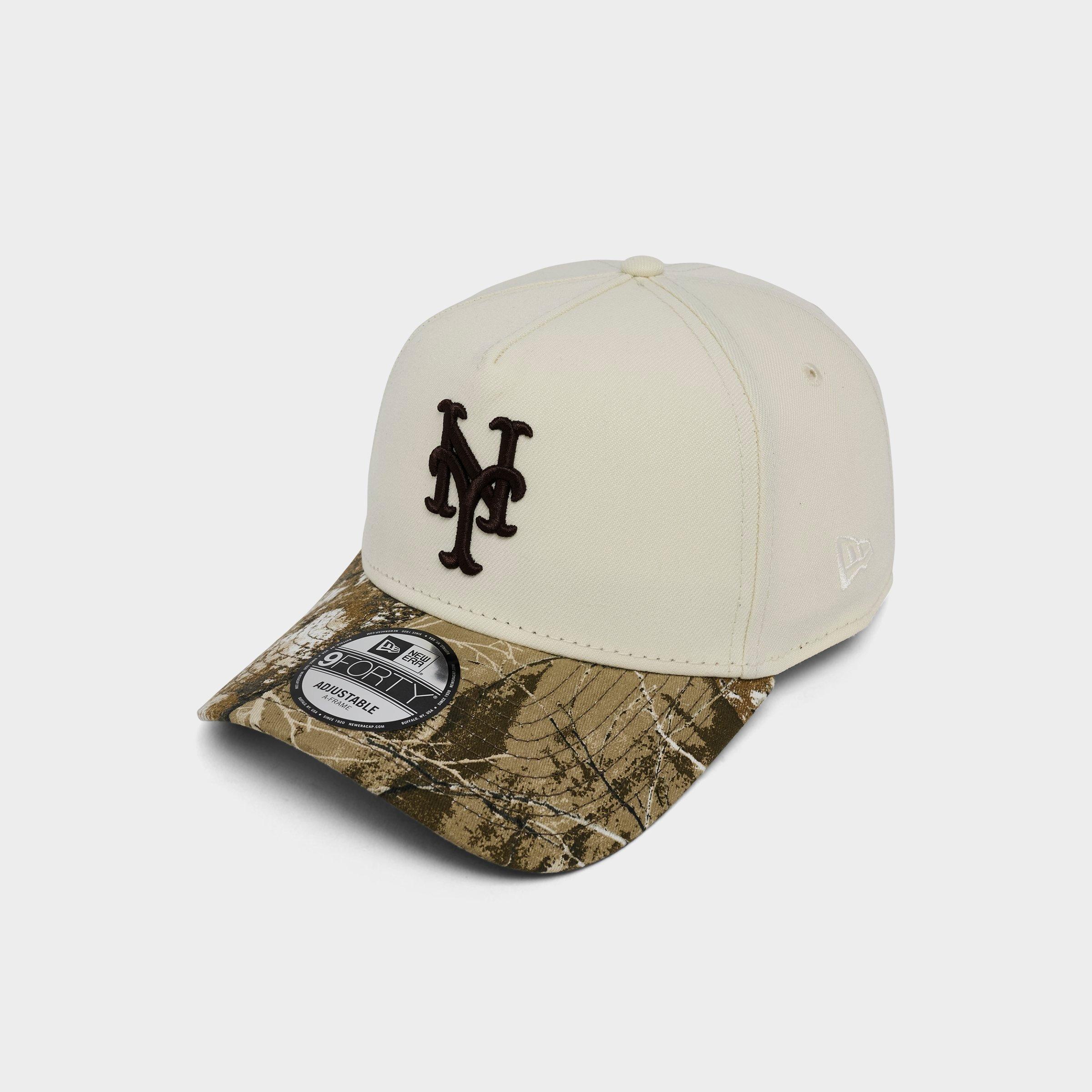 New Era New York Mets MLB 9FORTY Snapback Hat in Chrome/Real Tree