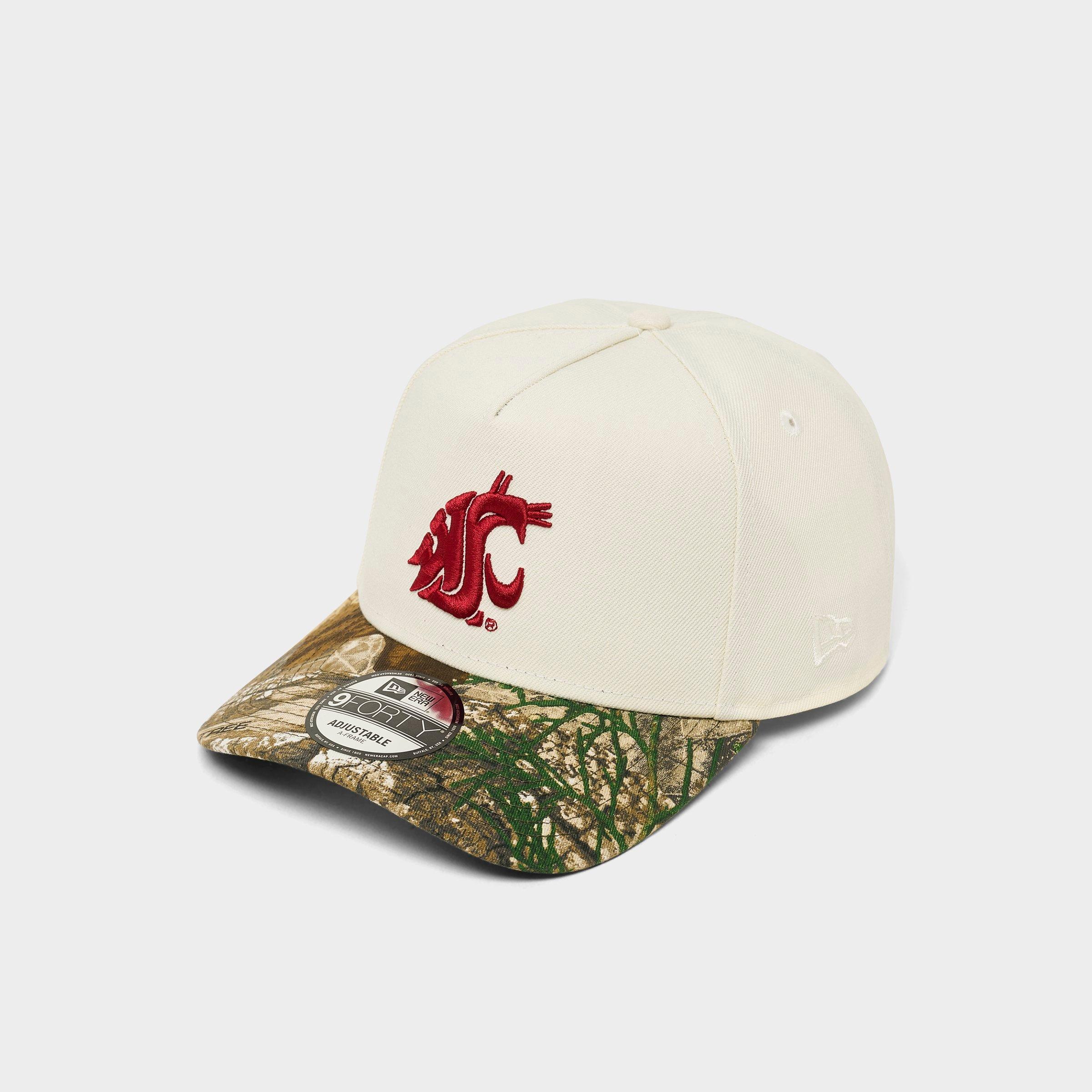 New Era Washington State Cougars 9FORTY Snapback Hat in Chrome/Real Tree