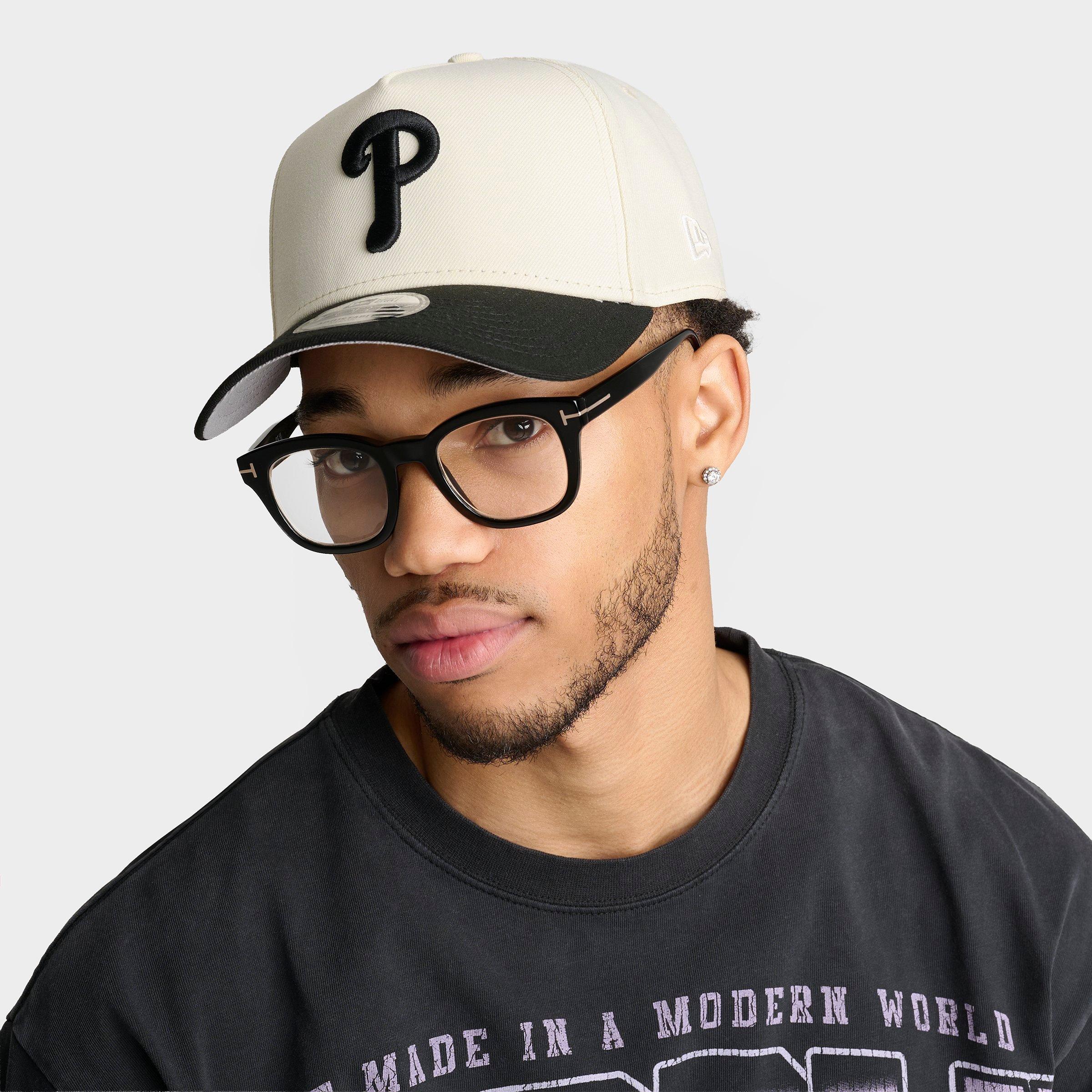 New Era Women's Philadelphia Phillies MLB 9FORTY A-Frame Snapback Hat in Chrome/Black