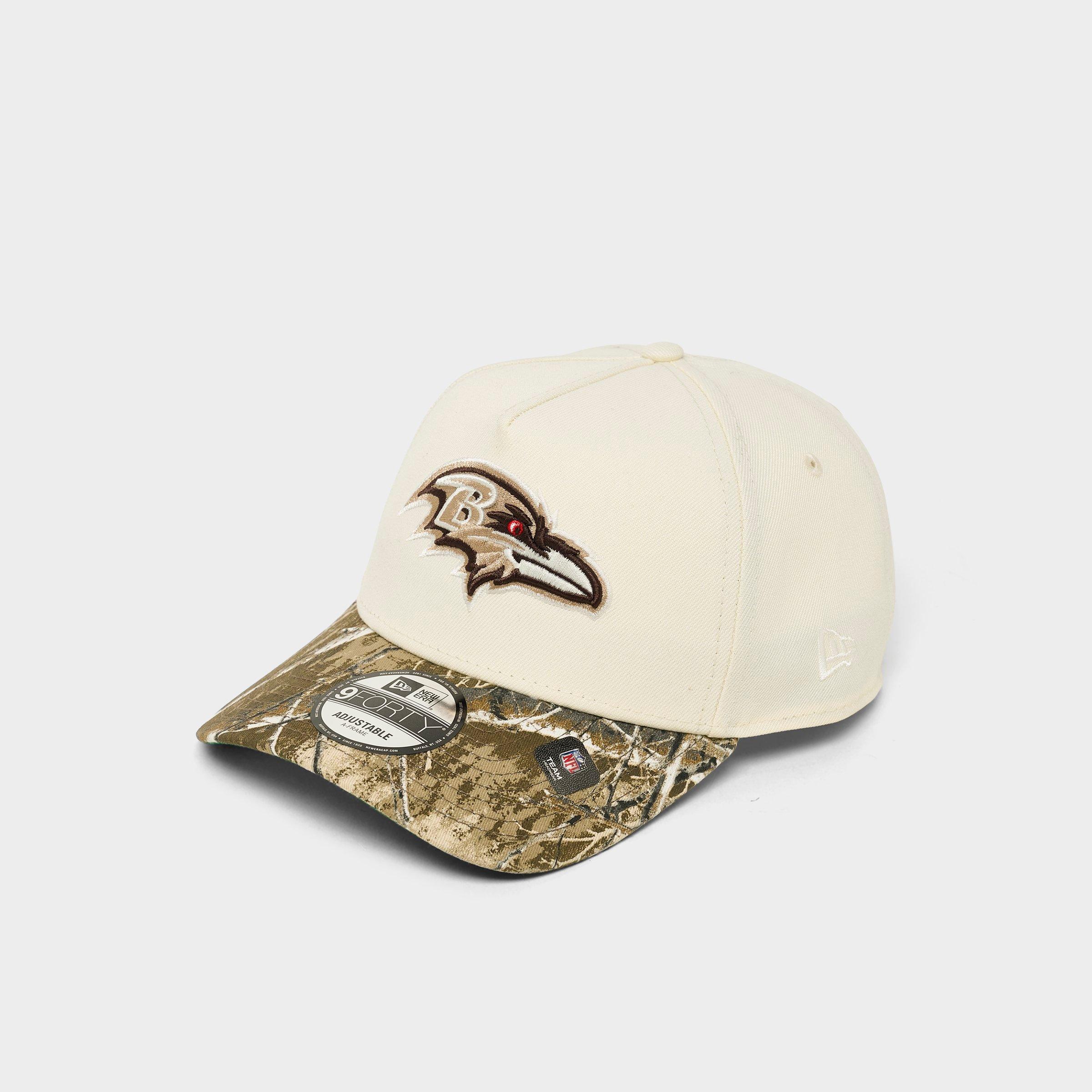 New Era Baltimore Ravens NFL 9FORTY Snapback Hat in Chrome/Real Tree