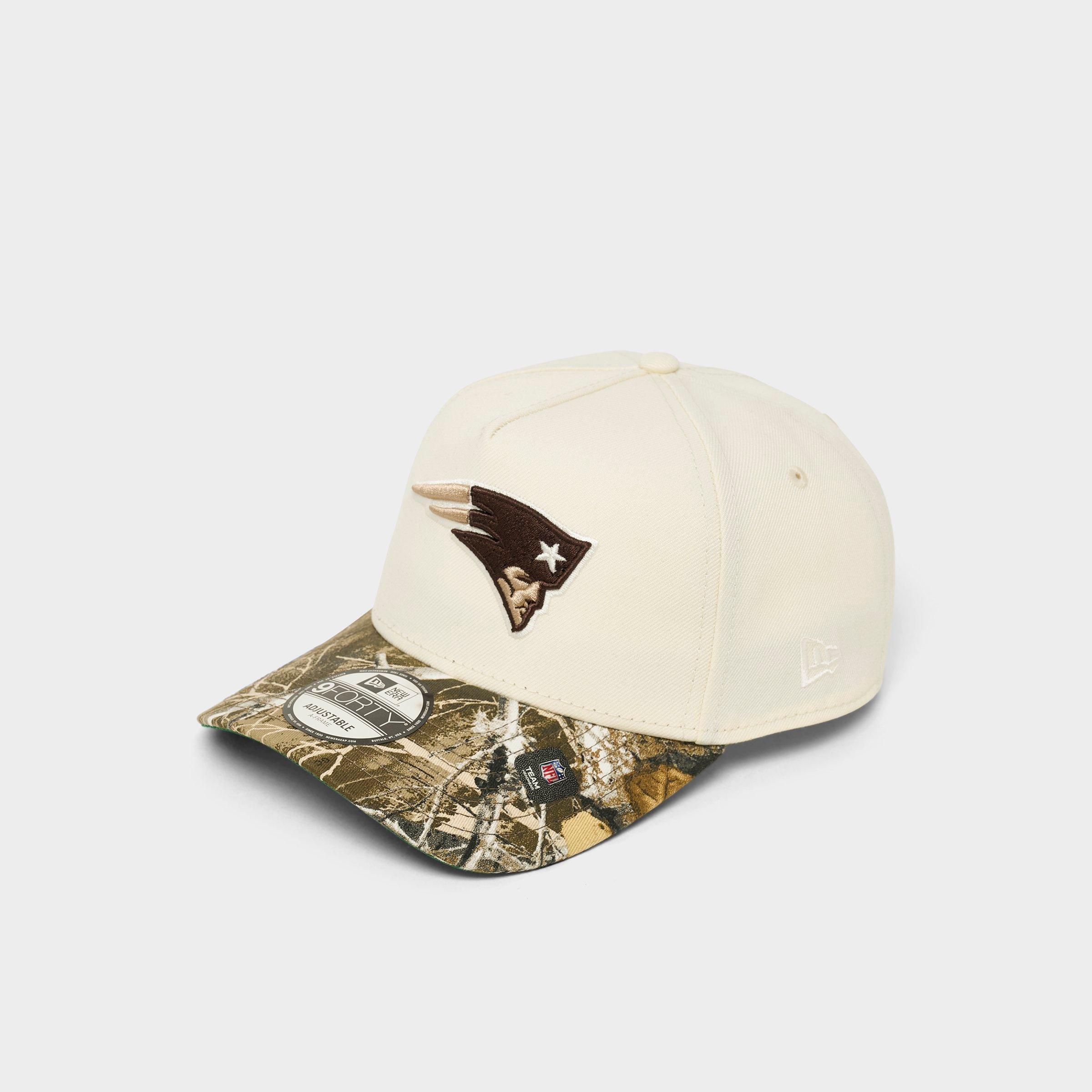 New Era New England Patriots NFL 9FORTY Snapback Hat in Chrome/Real Tree