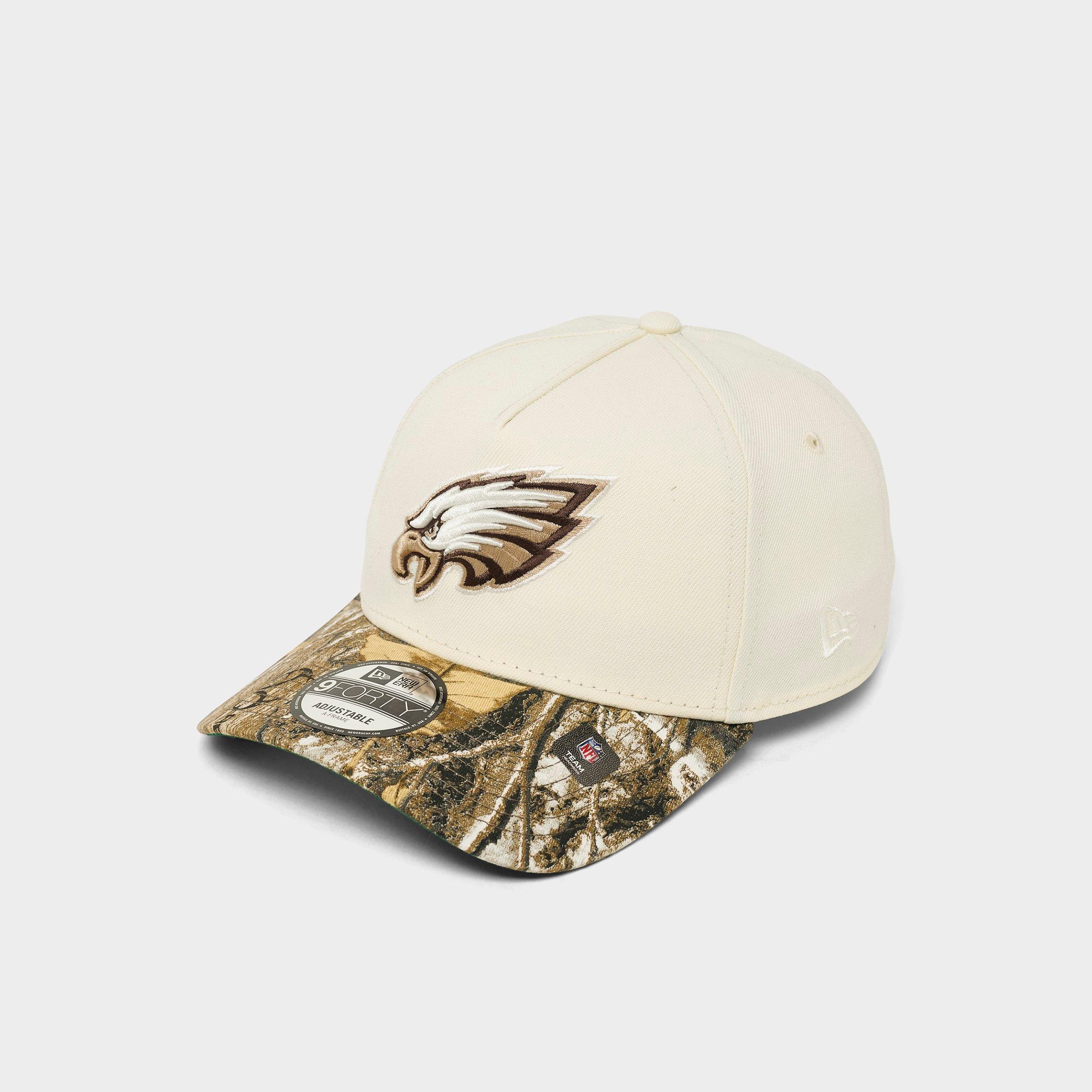 New Era Philadelphia Eagles NFL 9FORTY Snapback Hat in Chrome/Real Tree