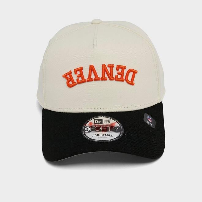 New Era Denver Broncos NFL 9FORTY A-Frame Upside Down Wordmark Snapback Hat