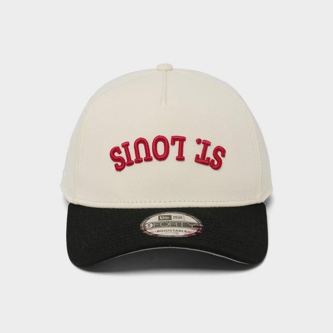 New Era St. Louis Cardinals MLB Upside Down Wordmark 9FORTY A-Frame Snapback Hat