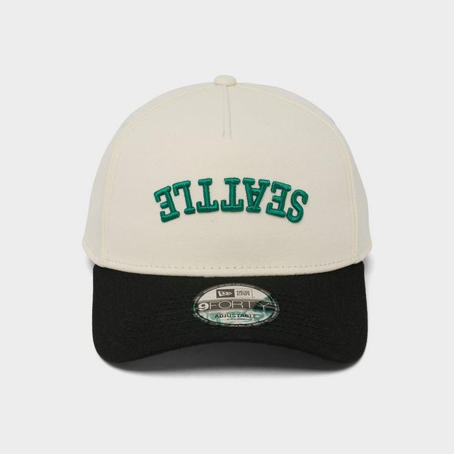 New Era Seattle Mariners MLB Upside Down Wordmark 9FORTY A-Frame Snapback Hat