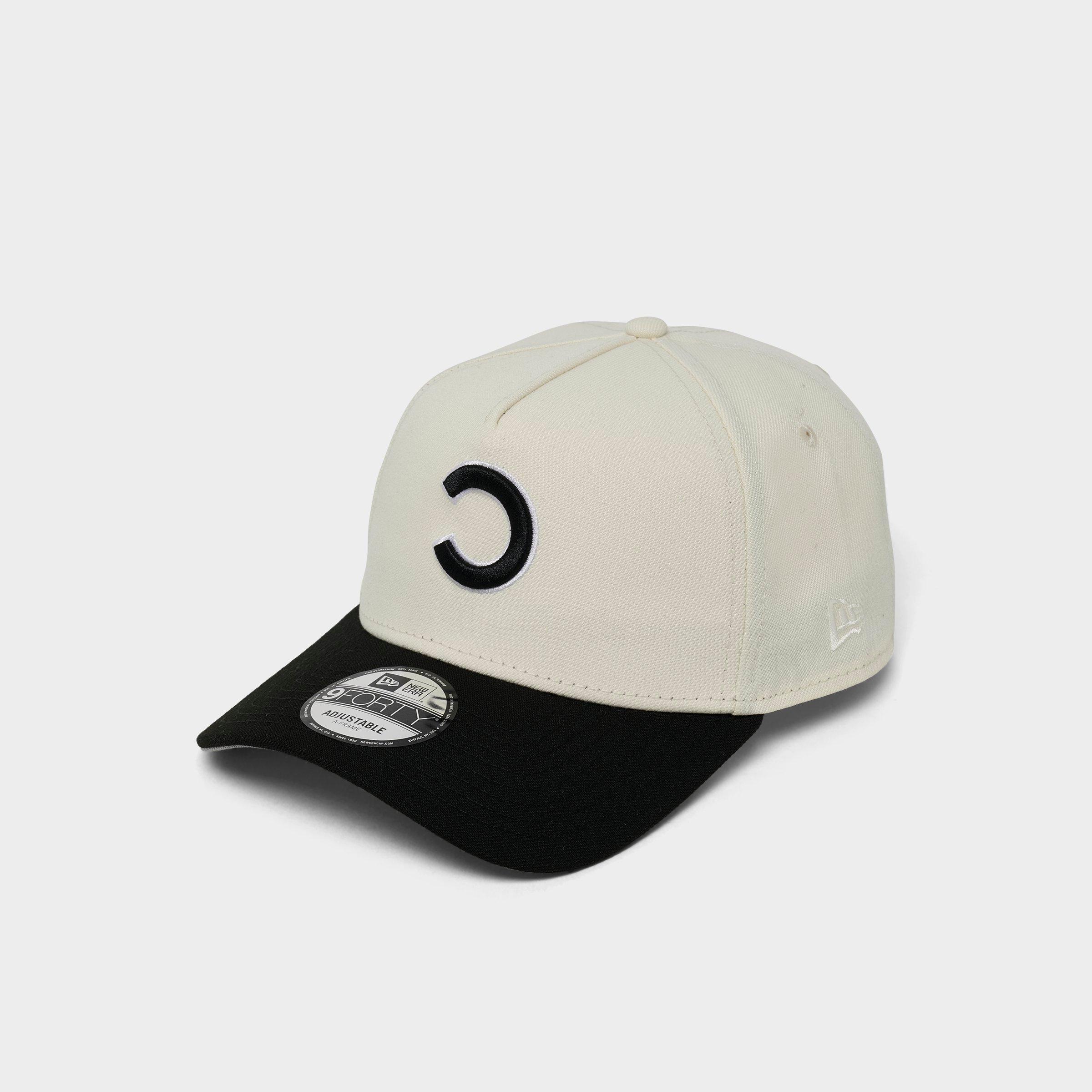 New Era Chicago Cubs MLB Upside Down 9FORTY A-Frame Snapback Hat in Chrome/Black