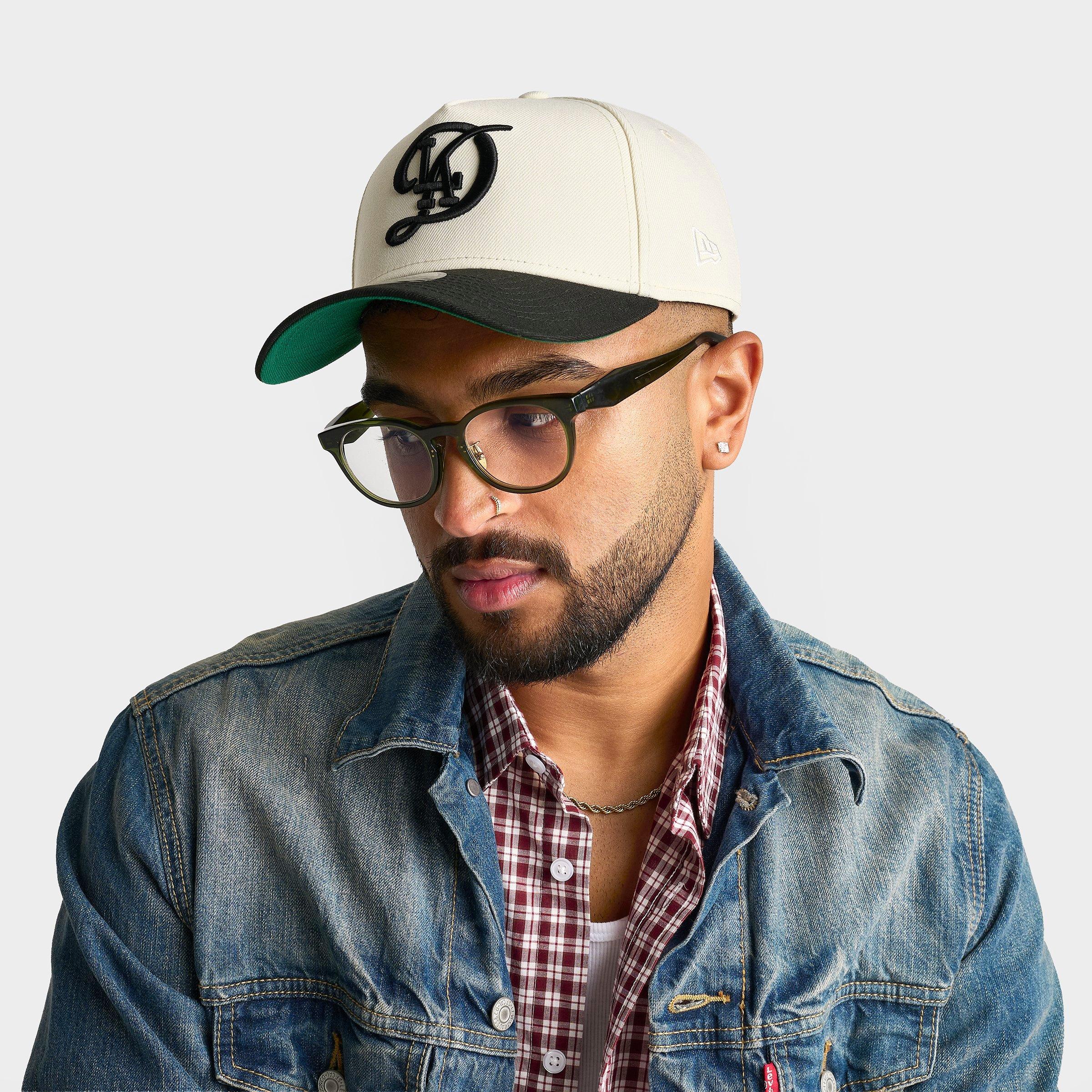 New Era Los Angeles Dodgers MLB City Connect 9FORTY A-Frame Snapback Hat in Chrome/Black