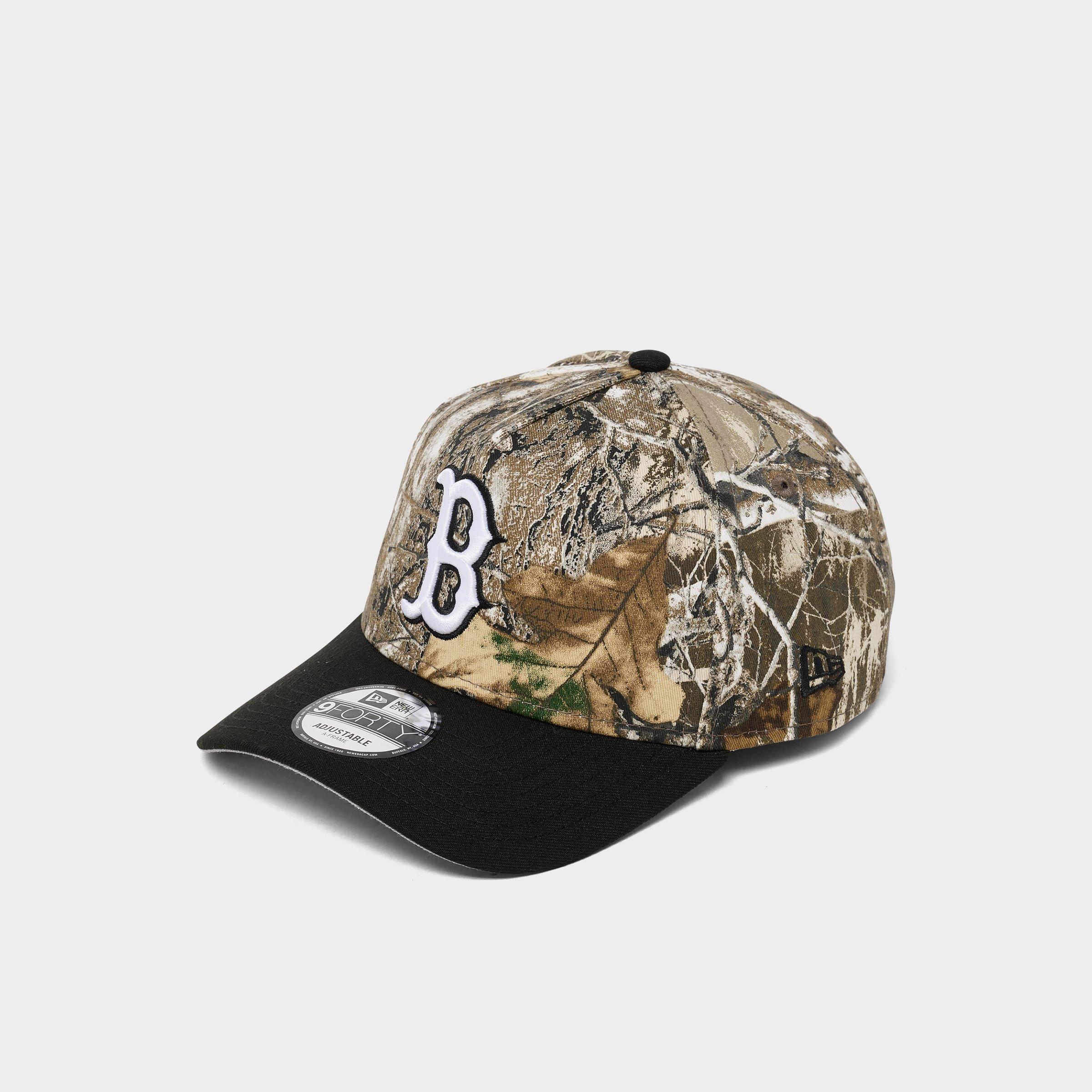 New Era Boston Red Sox MLB Camo 9FORTY A-Frame Snapback Hat in Camo/Black