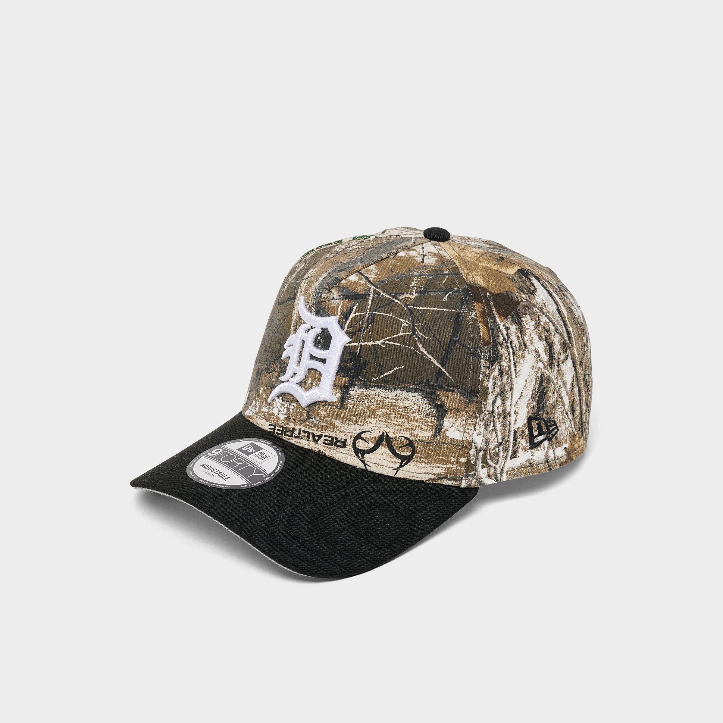 New Era Detroit Tigers MLB Camo 9FORTY A-Frame Snapback Hat in Camo/Black
