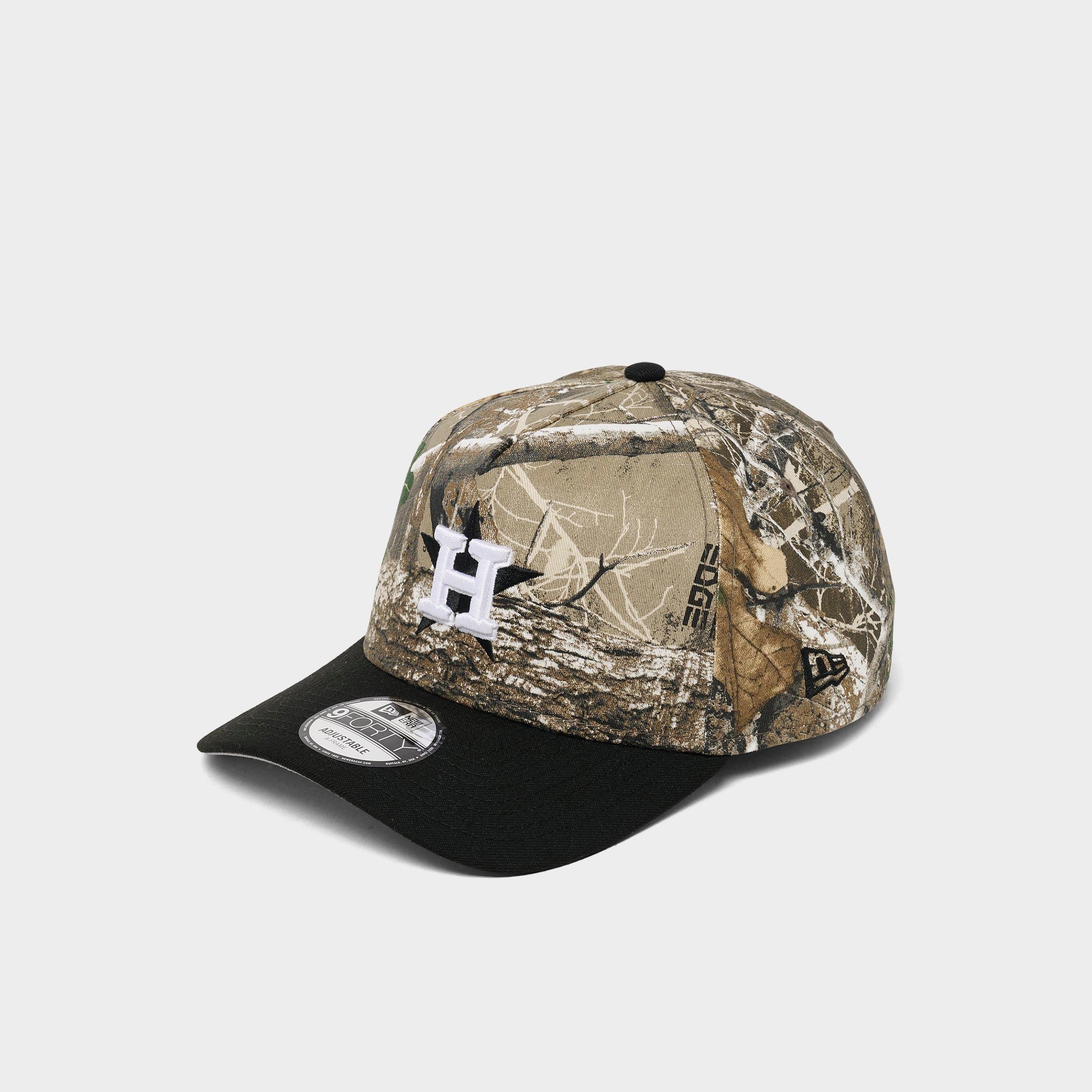 New Era Houston Astros MLB Camo 9FORTY A-Frame Snapback Hat in Camo/Black