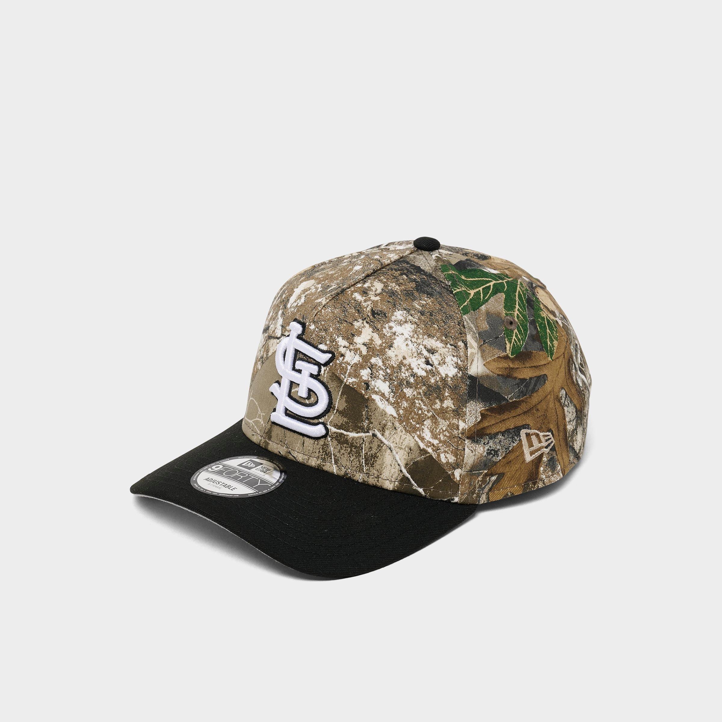 New Era St. Louis Cardinals MLB Camo 9FORTY A-Frame Snapback Hat in Camo/Black