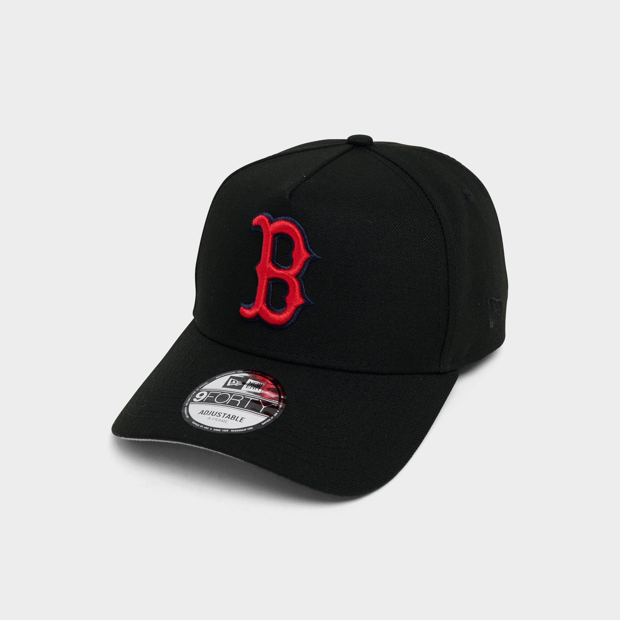 New Era Boston Red Sox MLB Dual Tone 9FORTY A-Frame Snapback Hat in Black