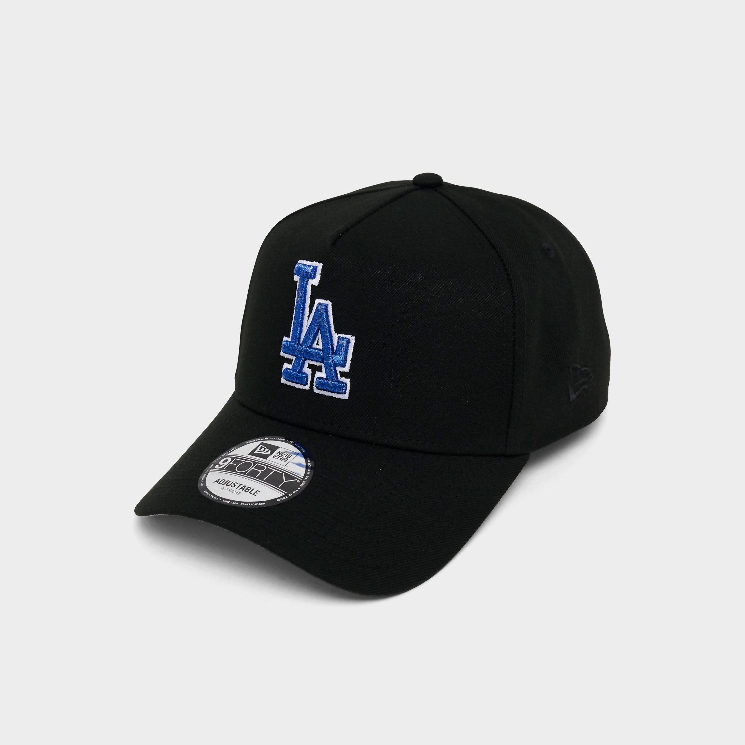 New Era Los Angeles Dodgers MLB Dual Tone 9FORTY A-Frame Snapback Hat in Black