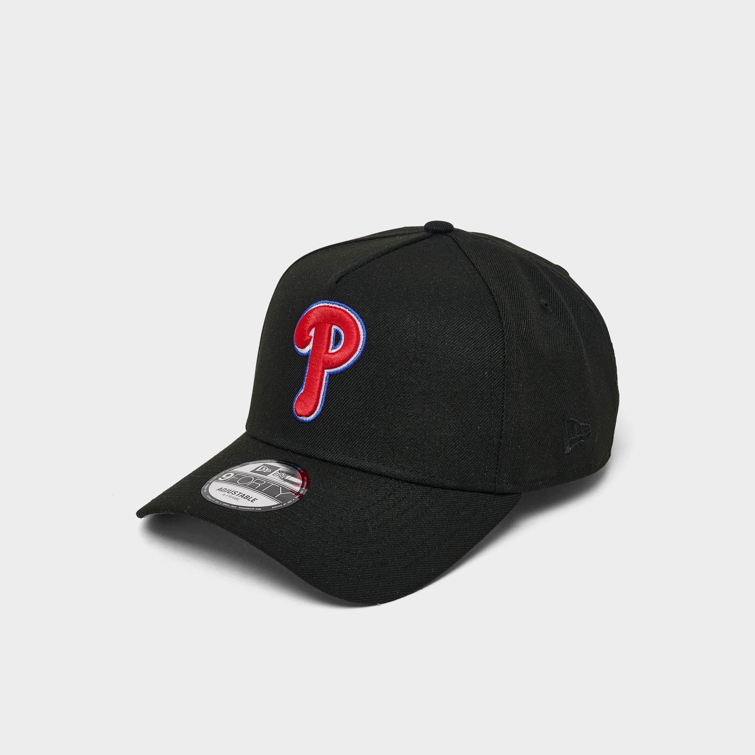 New Era Philadelphia Phillies MLB Dual Tone 9FORTY A-Frame Snapback Hat in Black