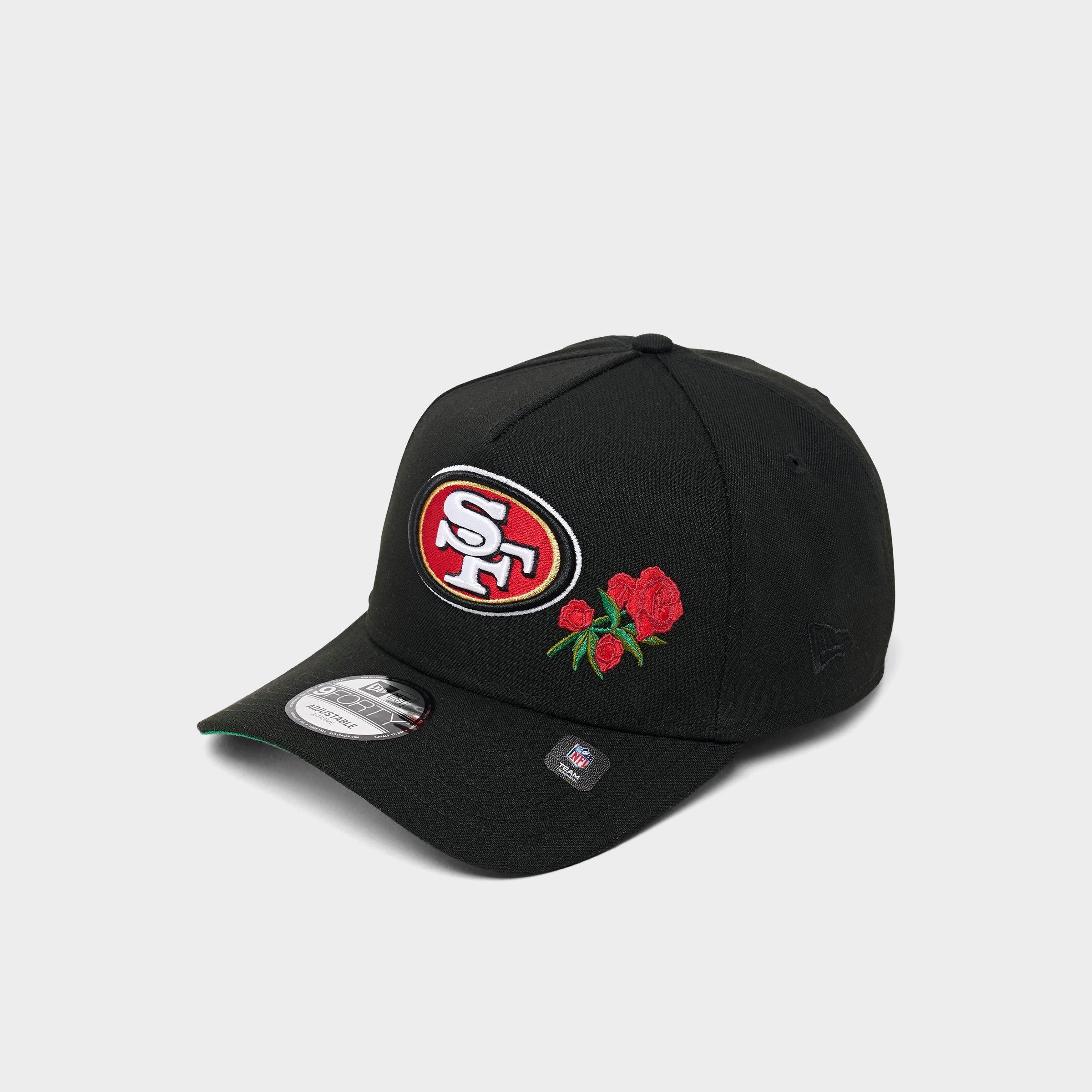 New Era San Francisco Giants MLB Rose 9FORTY A-Frame Snapback Hat in Black/White/Red