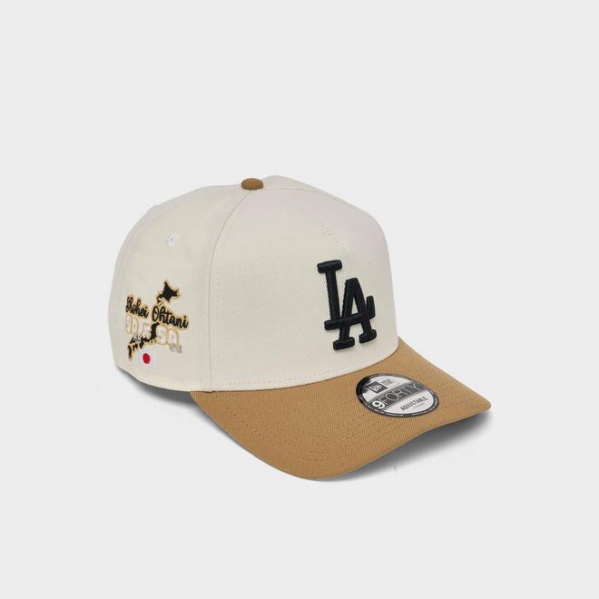 New Era Los Angeles Dodgers MLB Khaki Shohei Ohtani Japan Patch 9FORTY A-Frame Snapback Hat