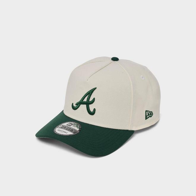 New Era Atlanta Braves MLB Dark Green 9FORTY A-Frame Snapback Hat