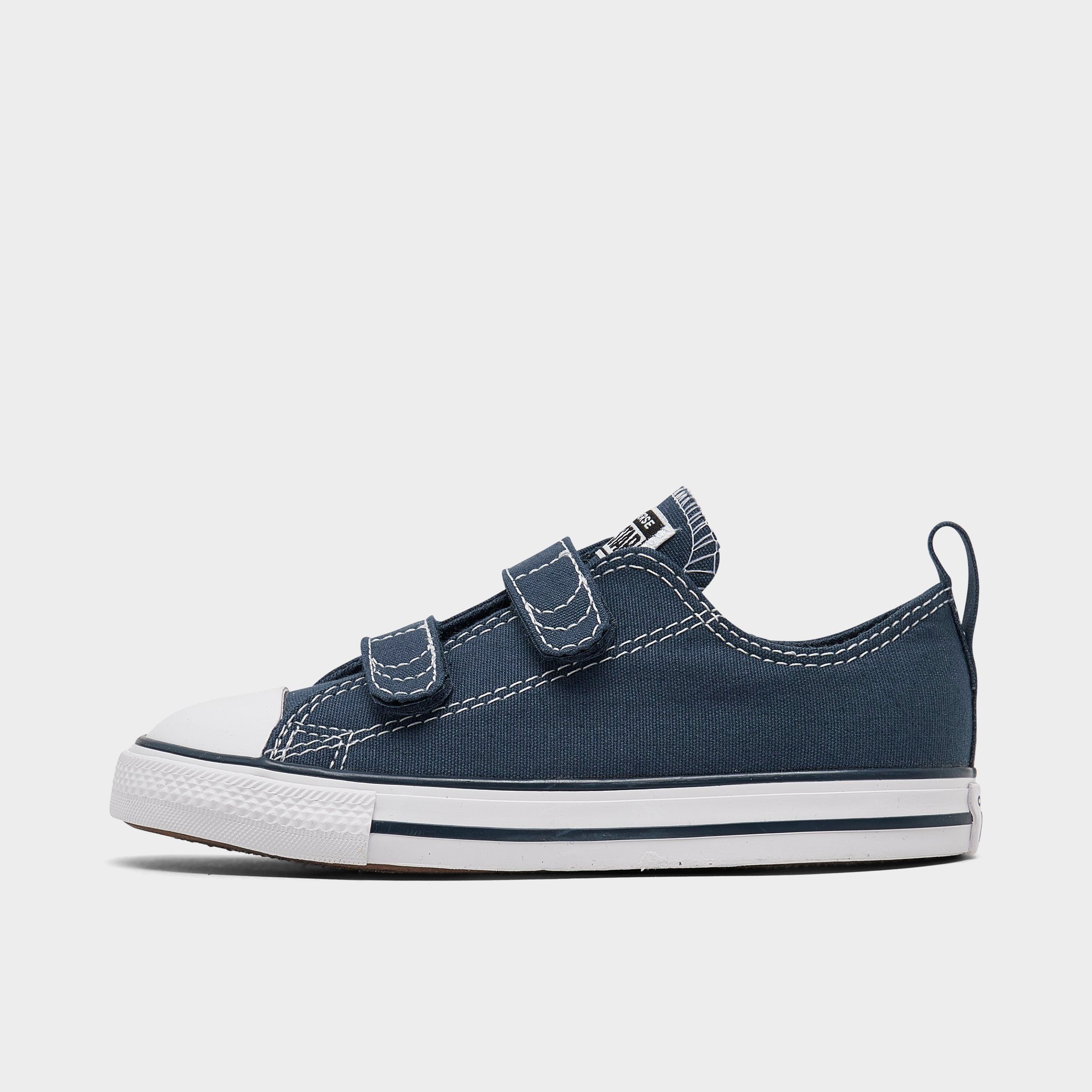 Converse Girls' Toddler Chuck Taylor Low Top 2V Hook-and-Loop Casual Shoes