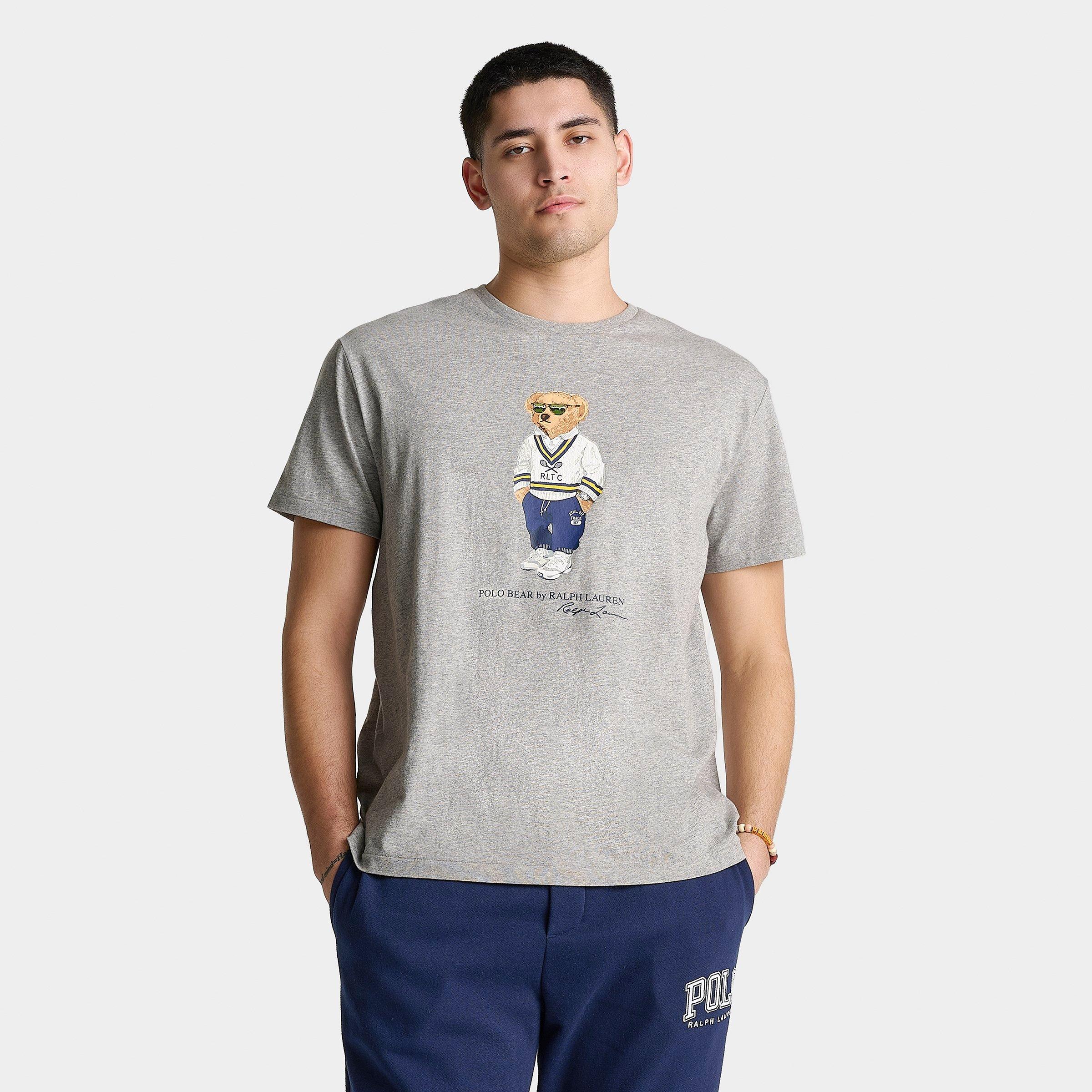 Polo Ralph Lauren Men's Polo Bear T-Shirt in Andover Heather Size: Small