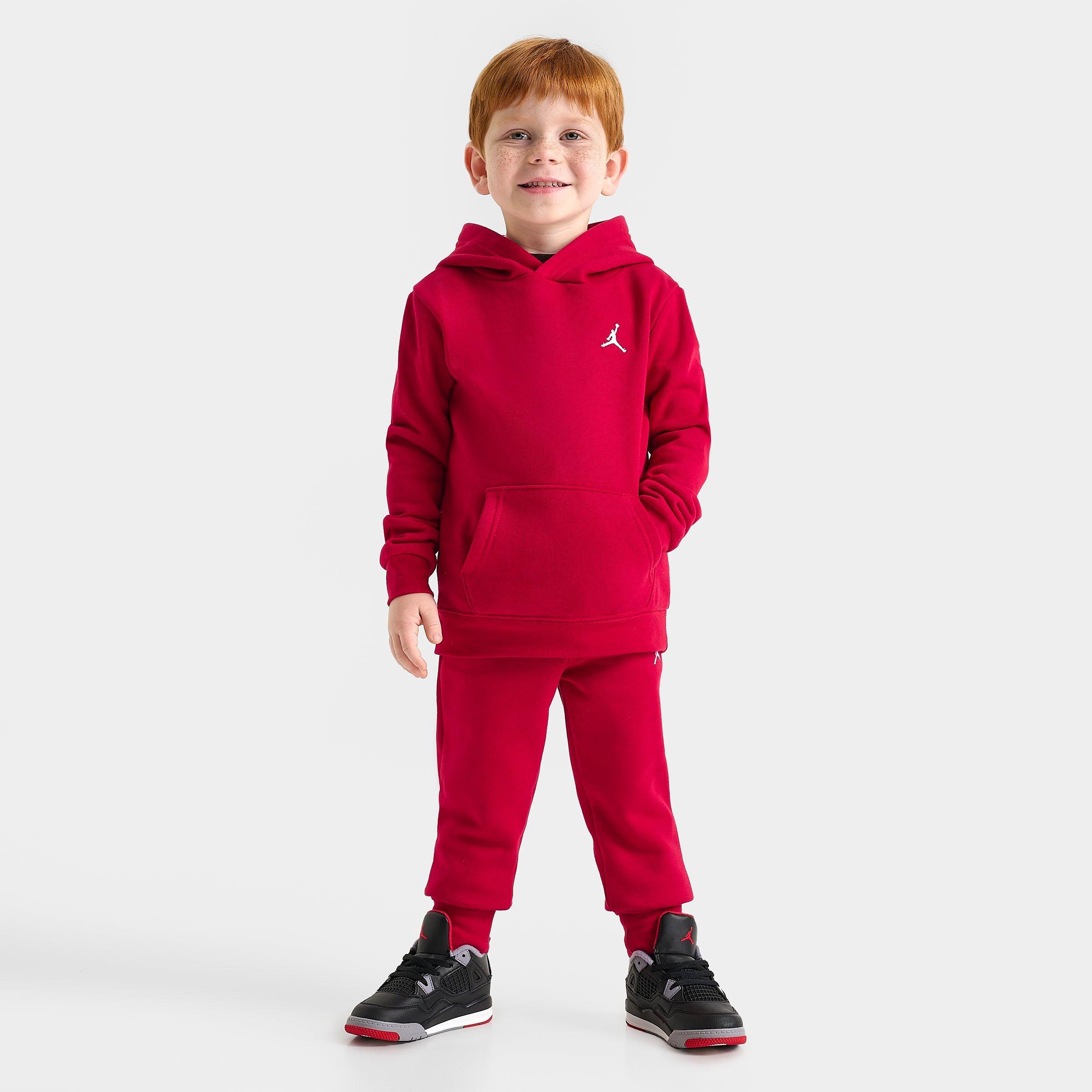 Jordan in Red/Red Size 2 T Fleece