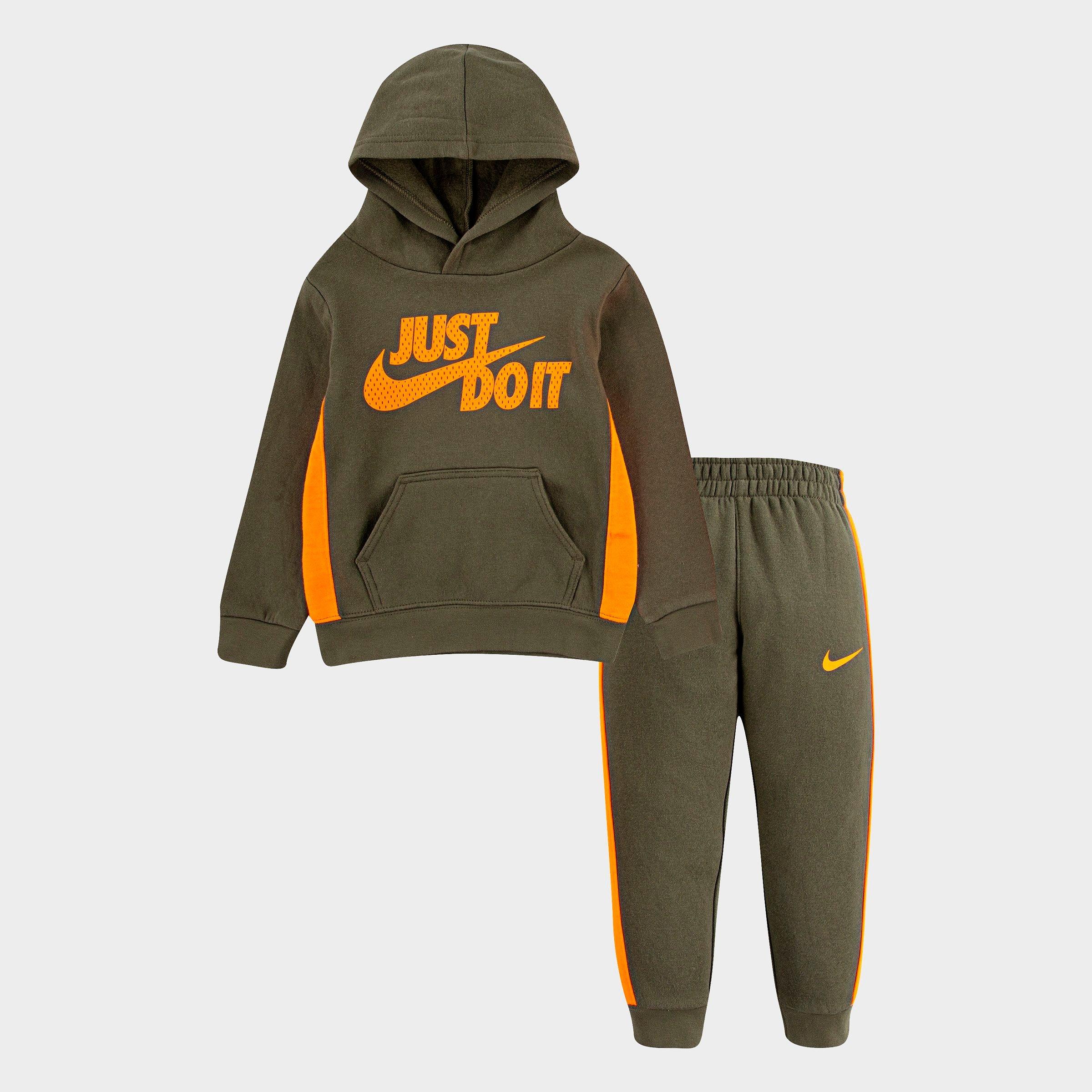 Nike Babies' Boys' Toddler Just Do It Hoodie And Jogger Pants Set In ...