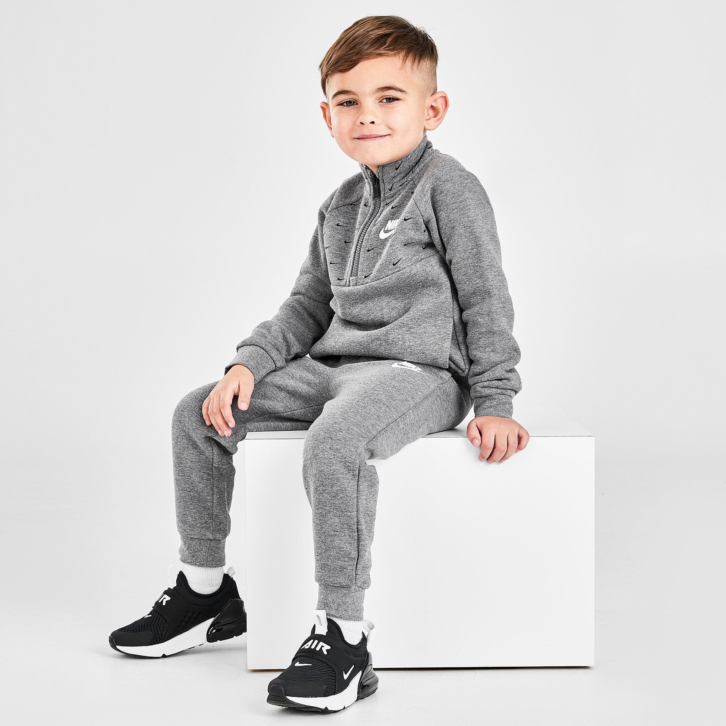 nike all over print crew tracksuit infant