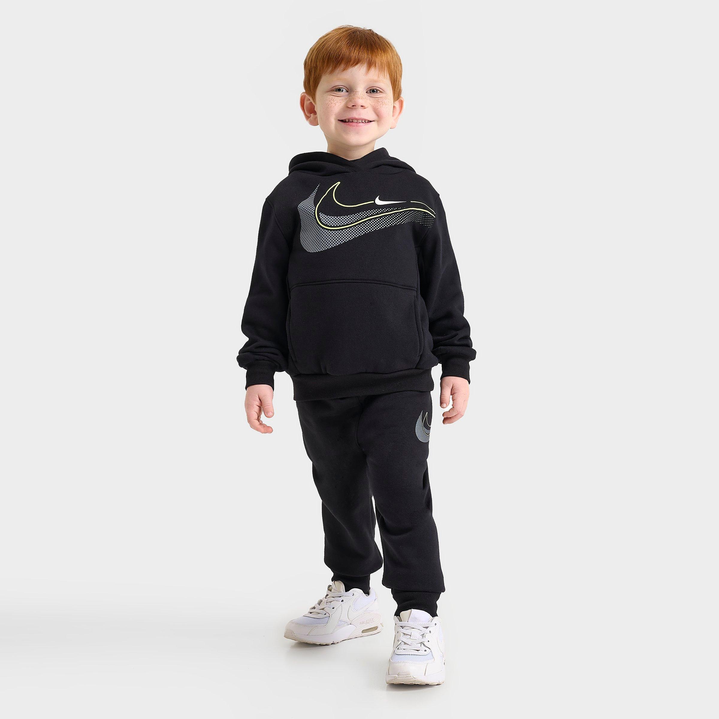 Nike Kids Toddler Triple Swoosh Hoodie and Jogger Pants Set