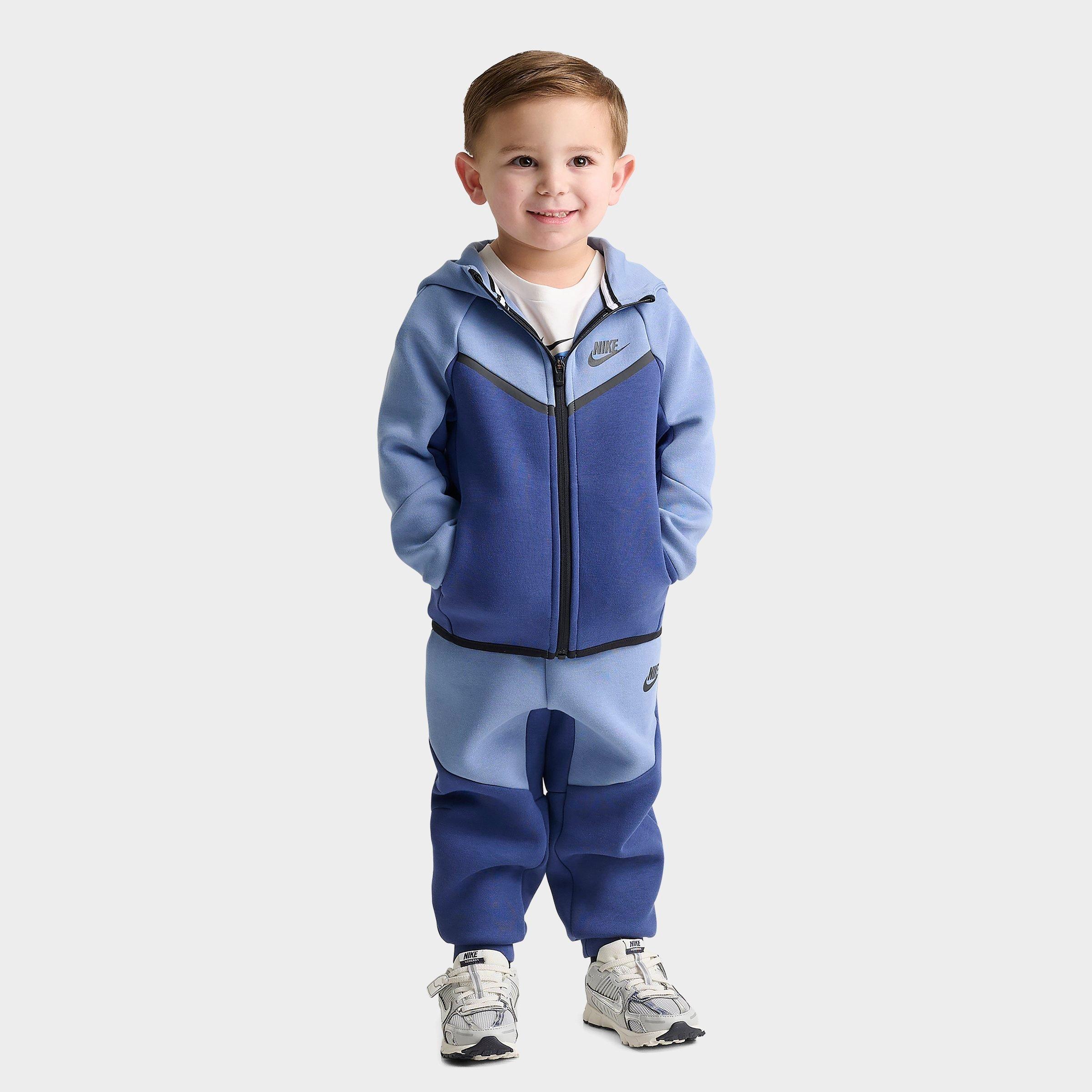 Nike Kids Toddler Tech Fleece Full-Zip Set in Glacier Blue Size: 2T