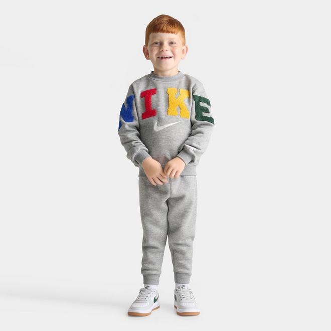 Infant Nike Chenille Crewneck Sweatshirt and Jogger Pants Set