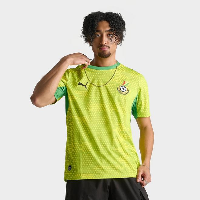 Men's Puma x Salehe Bembury Ghana Short-Sleeve Goalkeeper Soccer Jersey