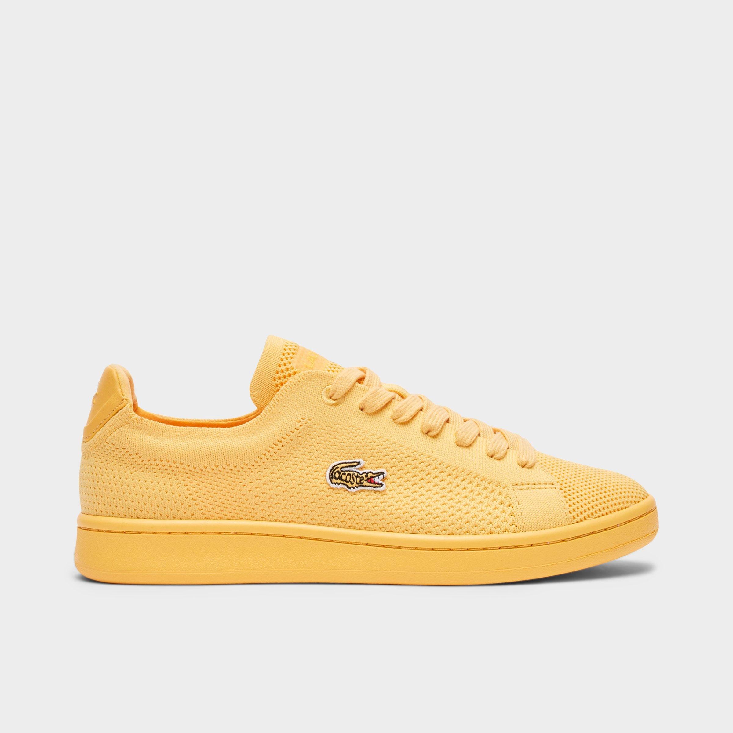 Lacoste Women's Carnaby Piquee Casual Shoes in Medium Yellow Size: 5.0