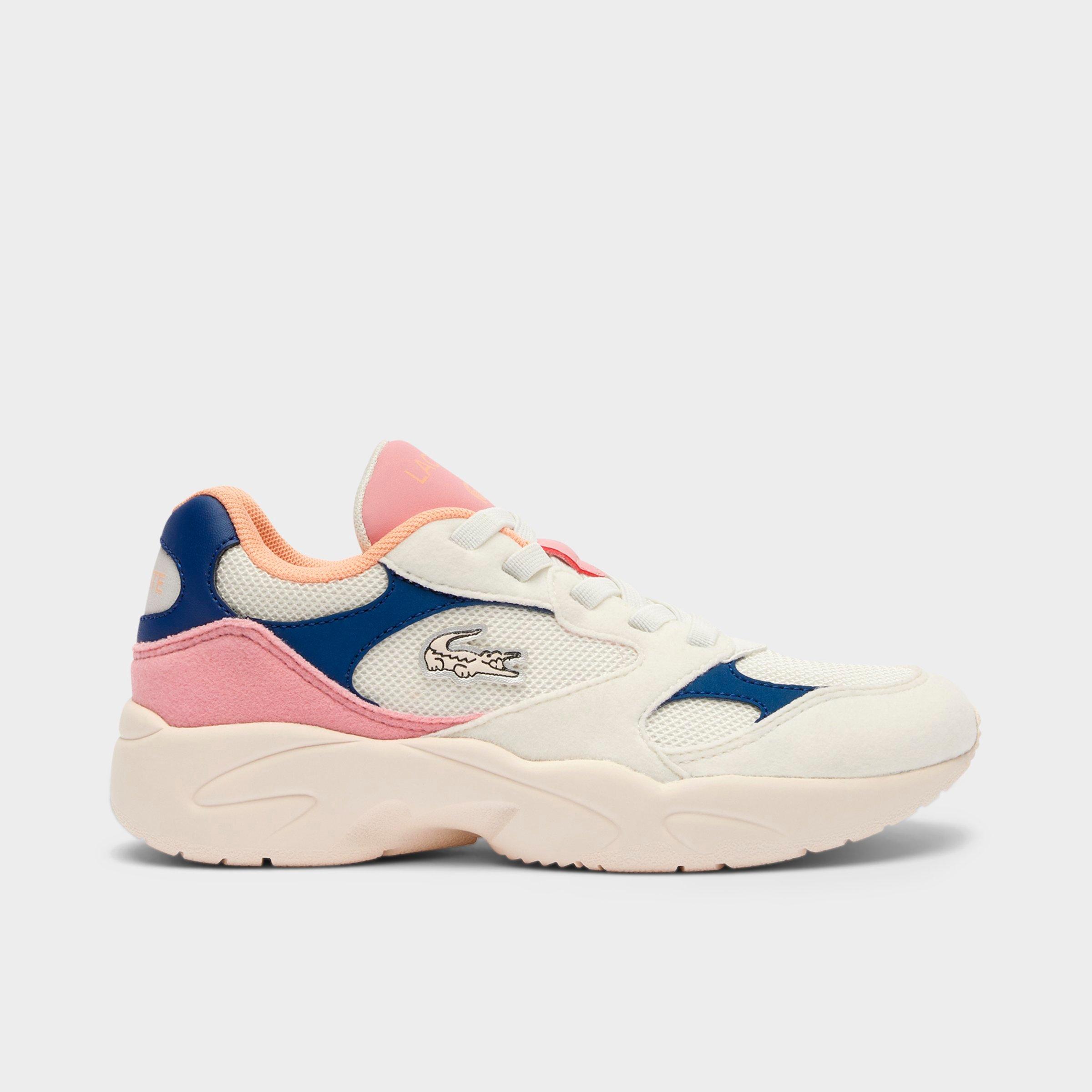 Lacoste Little Kids Storm 96 Low Vintage Casual Shoes in Natural Size: 1.0