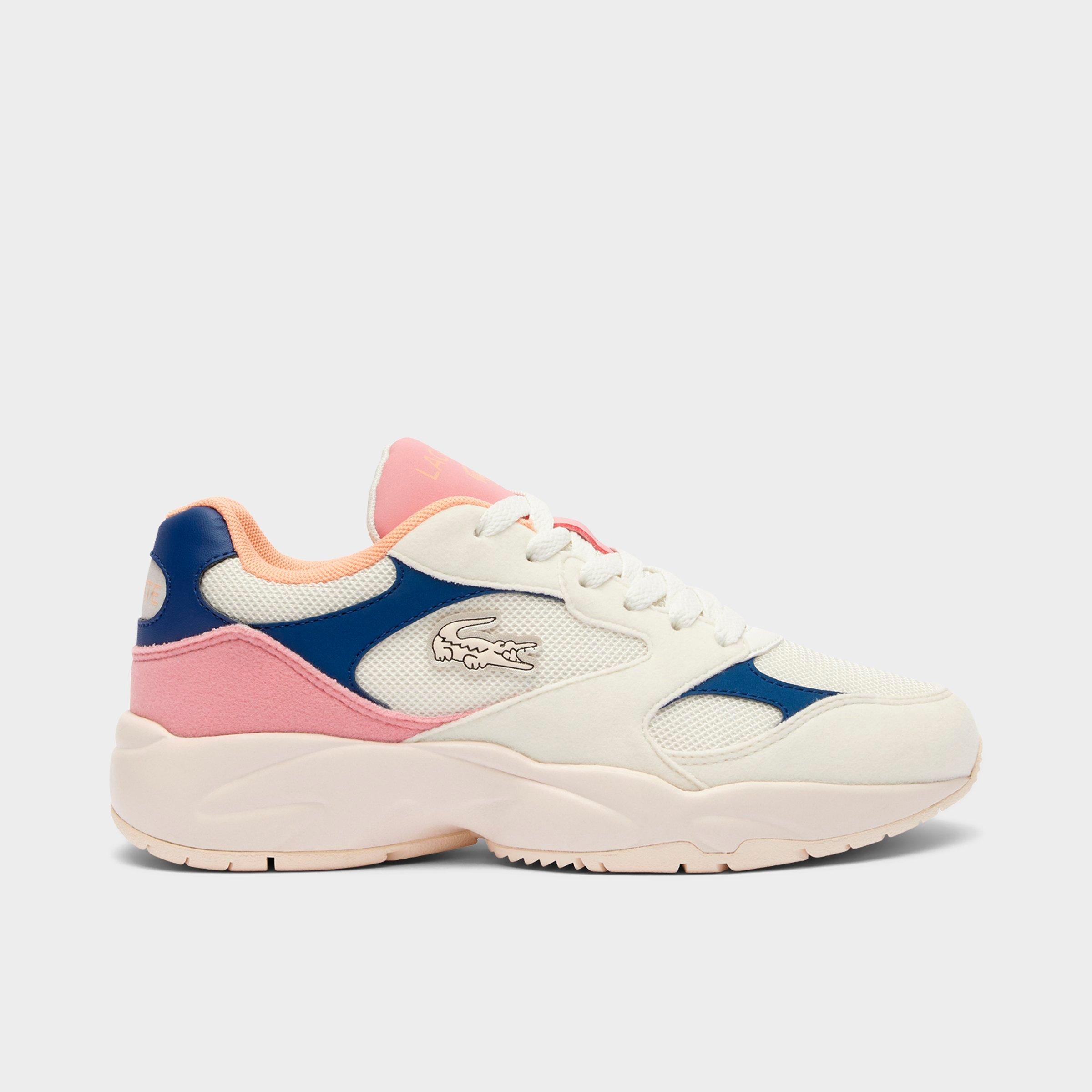 Lacoste Big Kids Storm 96 Lo Vintage Casual Shoes in Natural Size: 3.0