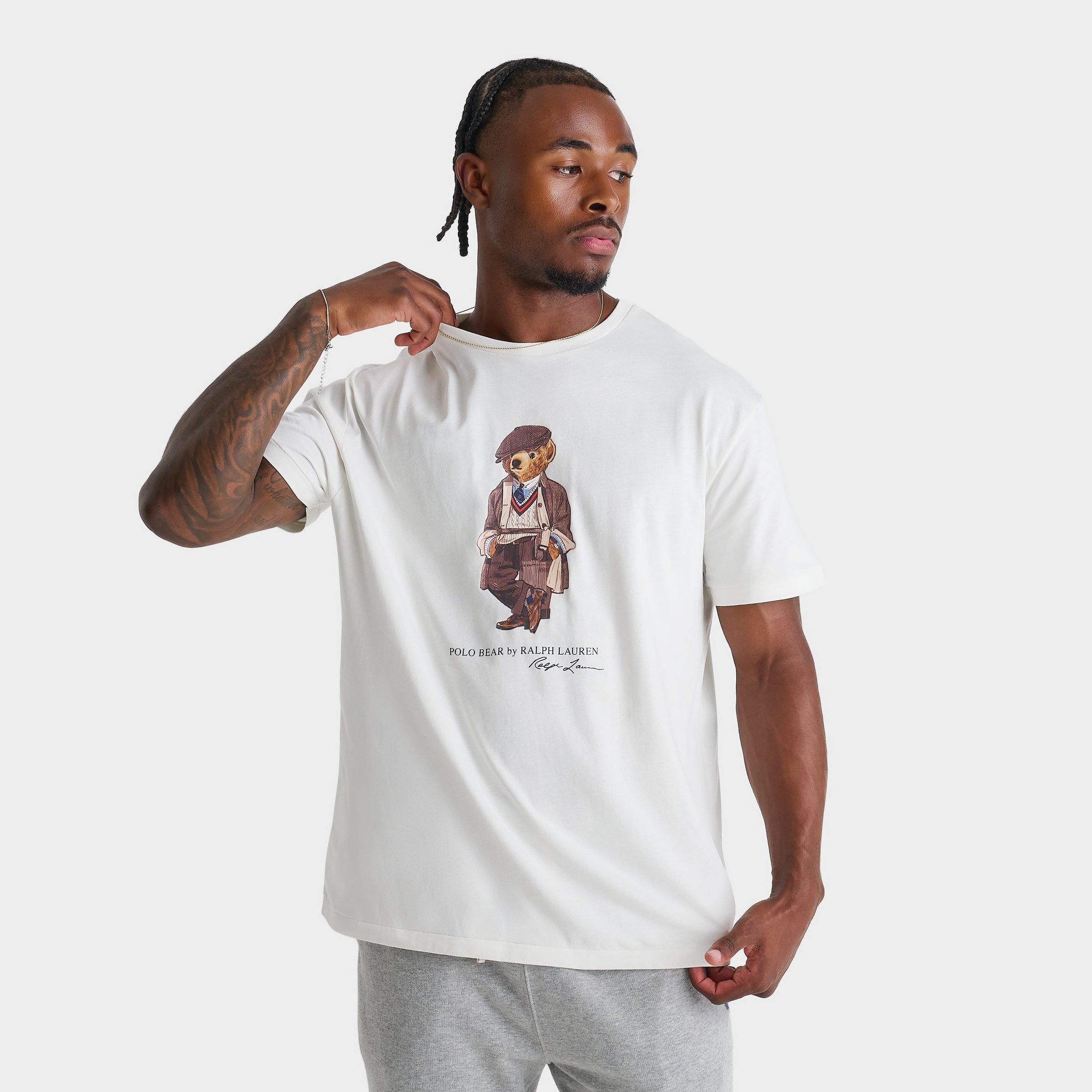 Polo Ralph Lauren T-shirt Custom Slim-fit Polo Bear T-shirt In White