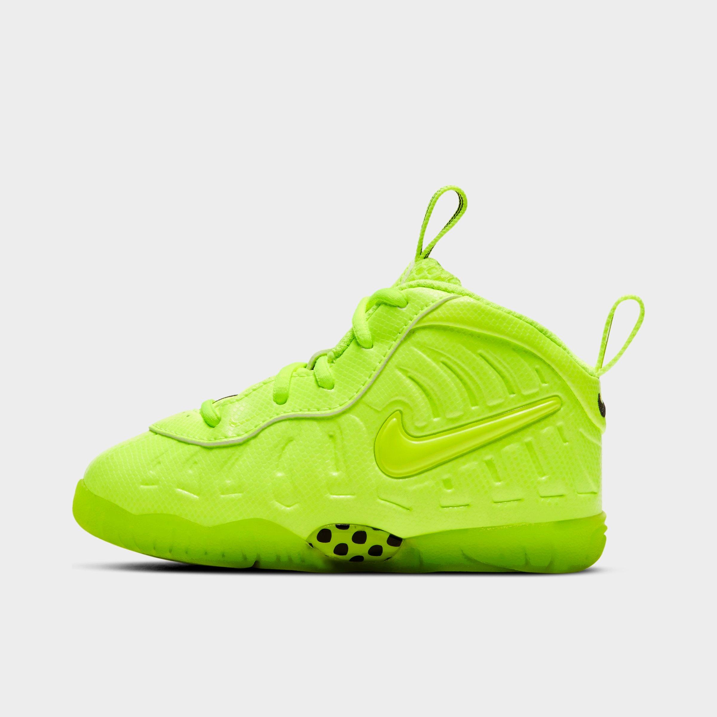 Nike Babies'  Boys' Toddler Air Little Foamposite Pro Basketball Shoes In Yellow