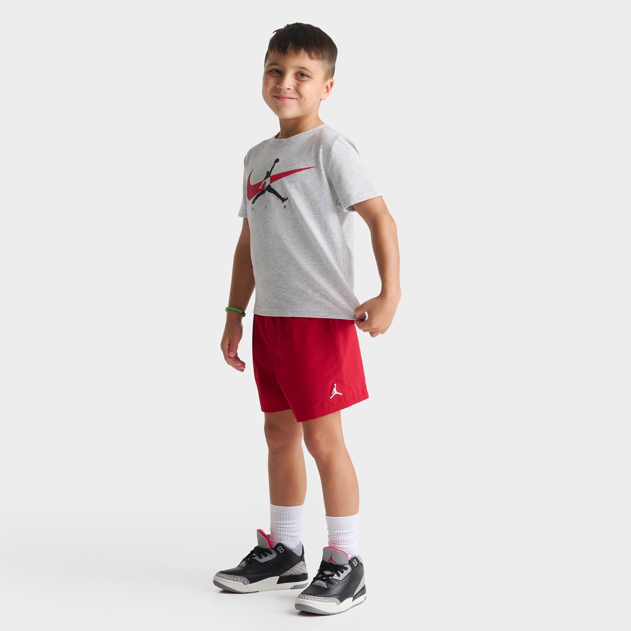 Jordan Little Kids Jumpman Swoosh T-Shirt and Shorts Set